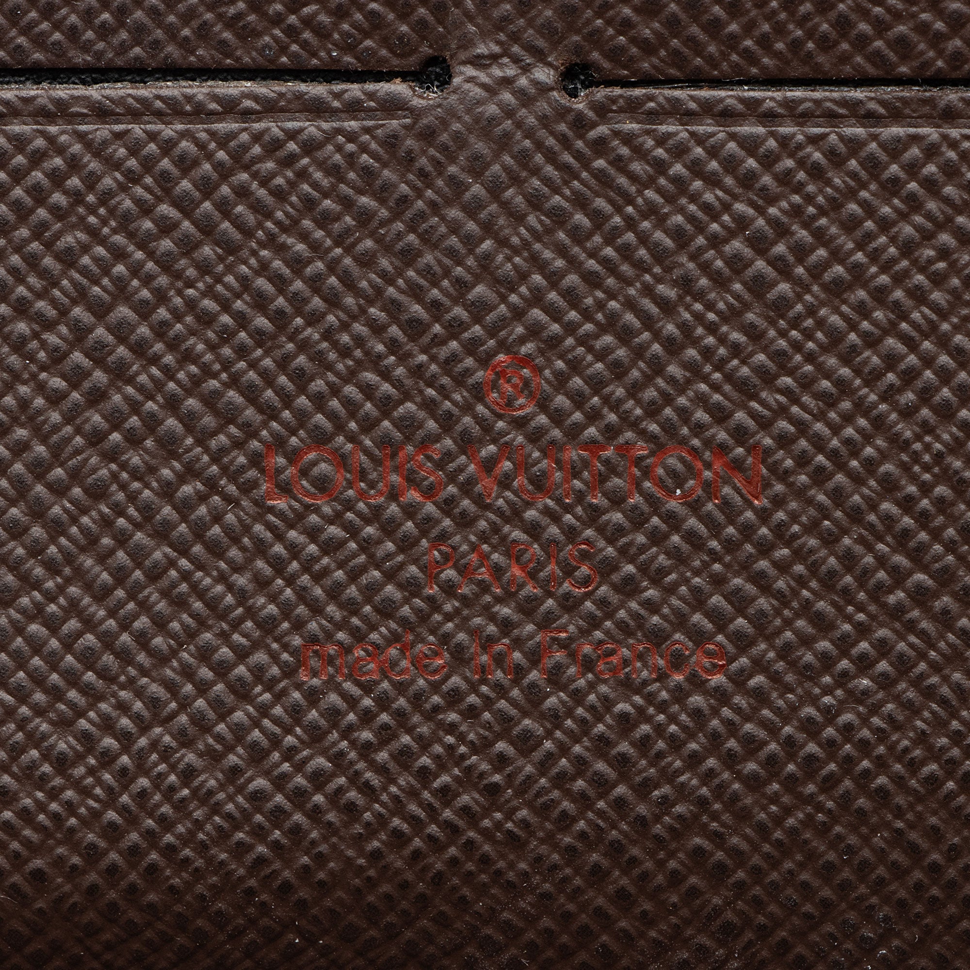 Louis Vuitton Vintage Damier Ebene Zippy Organizer Wallet