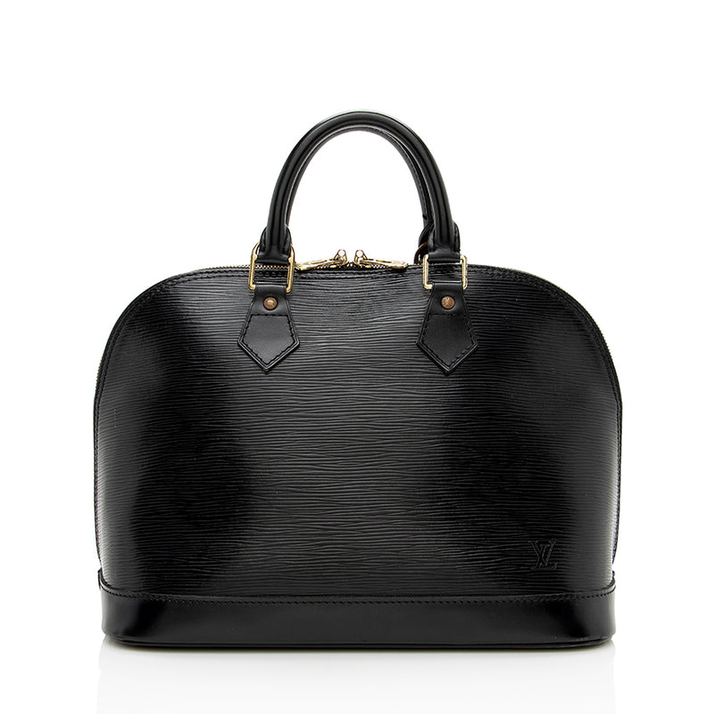 Louis Vuitton Vintage - Epi Alma PM Bag - Black - Leather and Epi