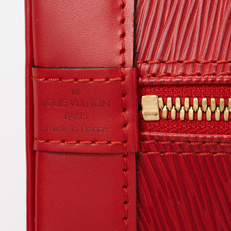 Louis Vuitton Vintage Epi Leather Alma PM Satchel (SHF-76s2Ey)