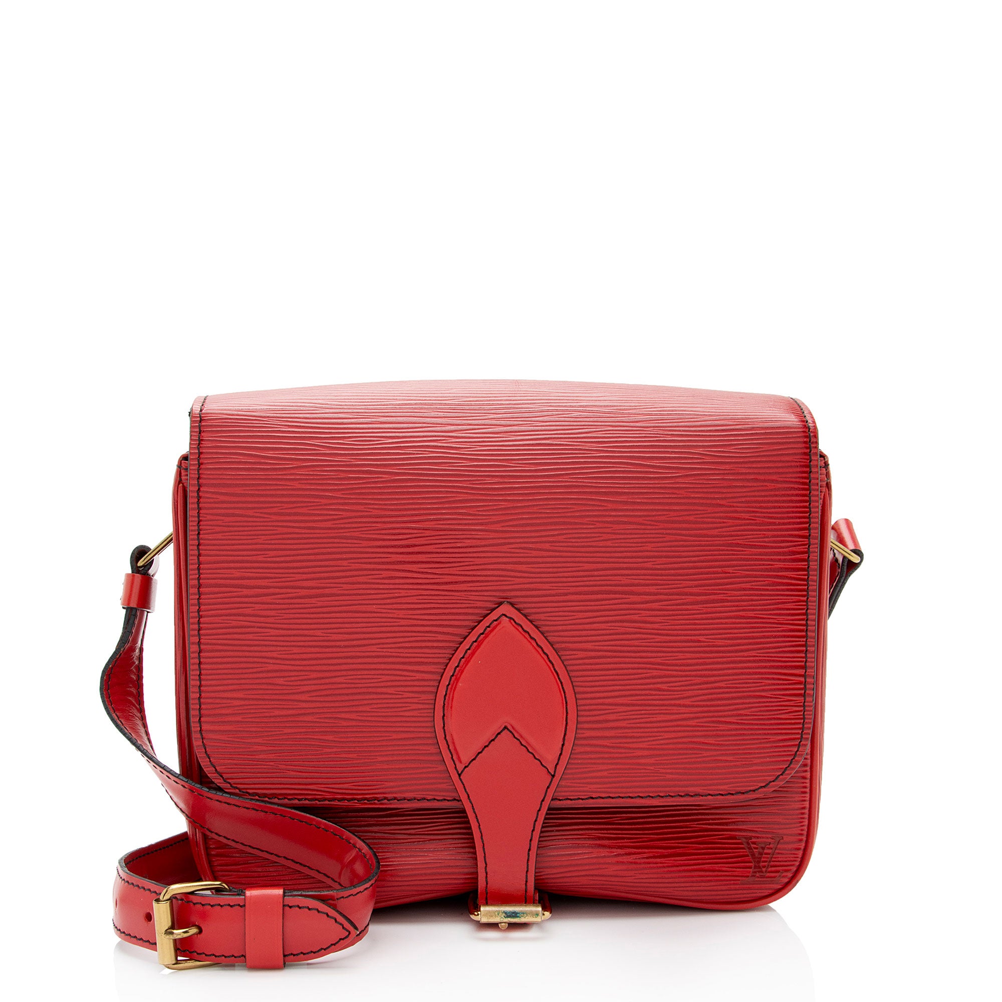 Louis Vuitton Vintage Epi Leather Cartouchiere MM Shoulder Bag