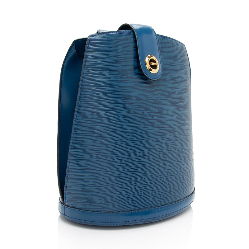 Louis Vuitton Vintage - Epi Pouch - Blue - Leather and Epi Leather