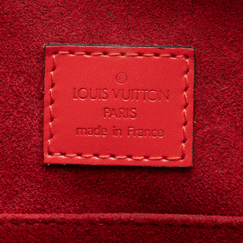 Date Code & Stamp] Louis Vuitton Jasmin Handbag Red Epi Leather