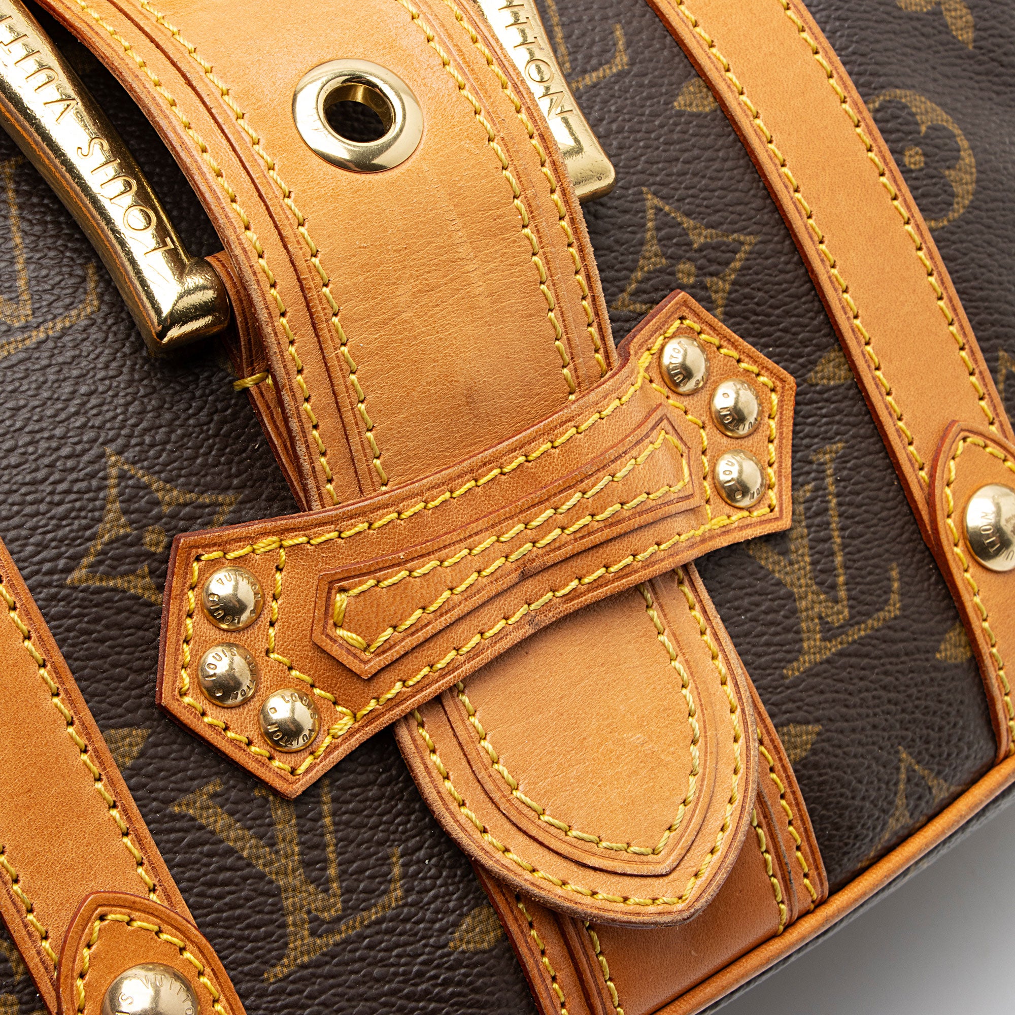 Louis Vuitton Vintage Limited Edition Monogram Canvas Theda GM Satchel