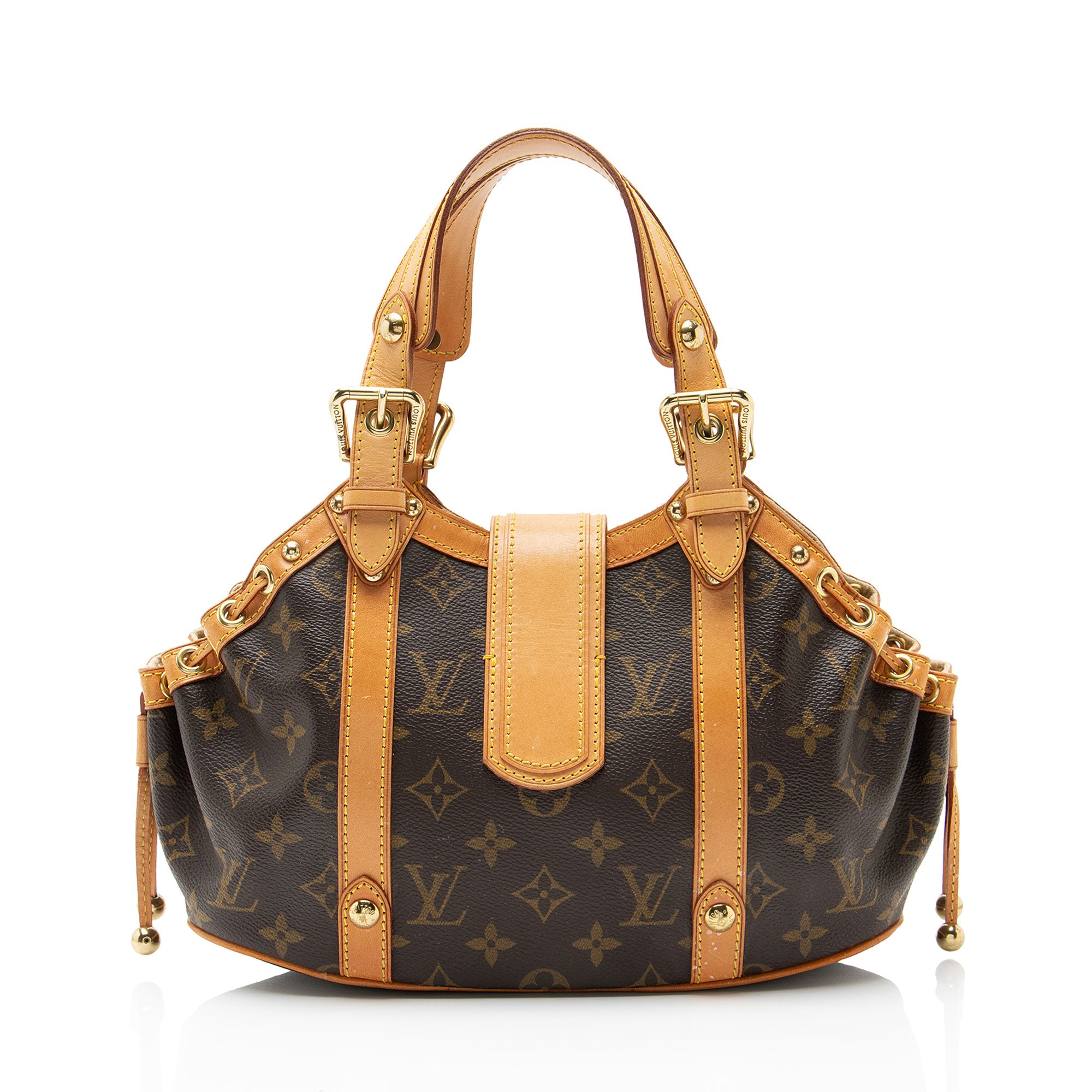 Louis Vuitton Vintage Limited Edition Monogram Canvas Theda GM Satchel