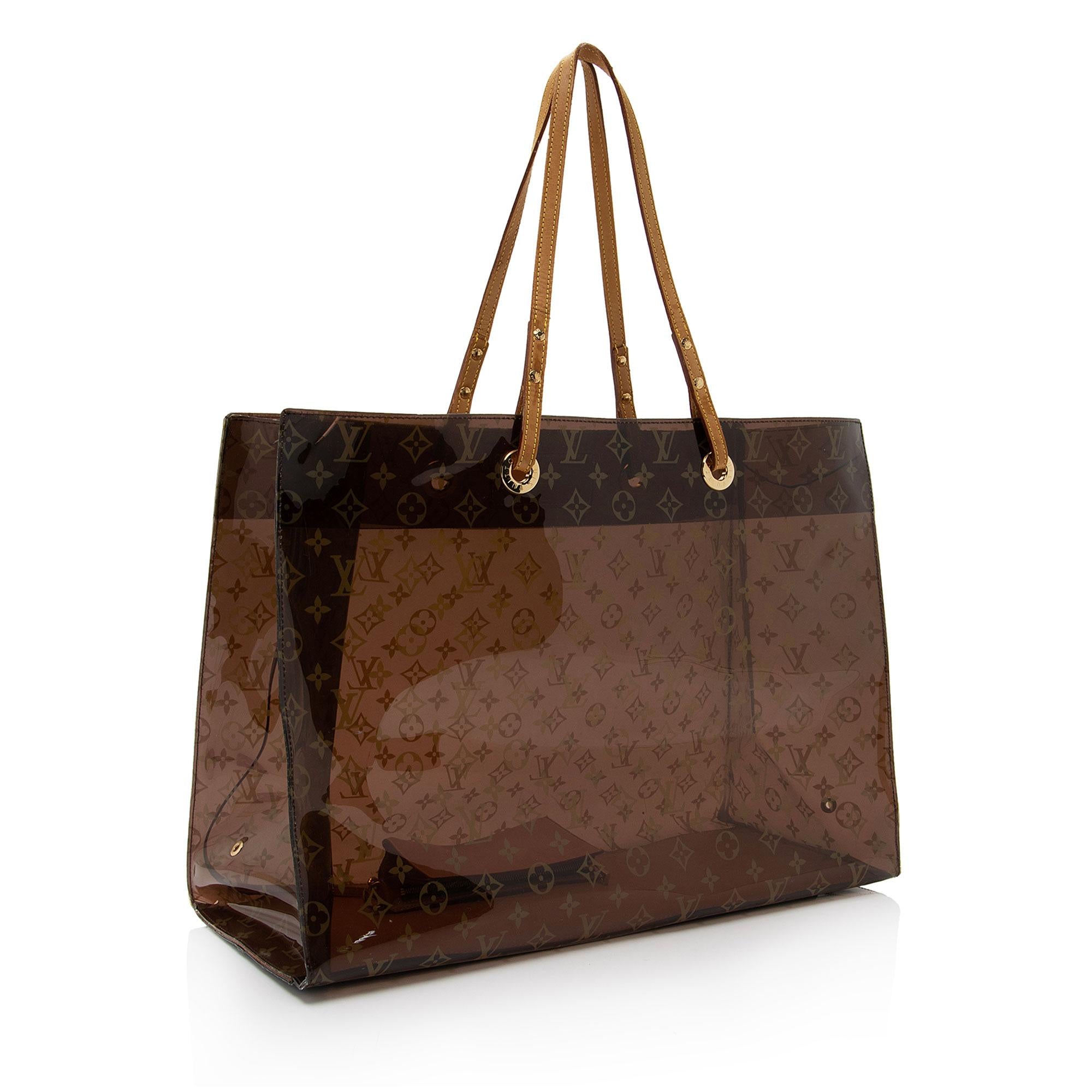 Louis Vuitton Vintage Limited Edition Monogram Vinyl Ambre Cruise Tote
