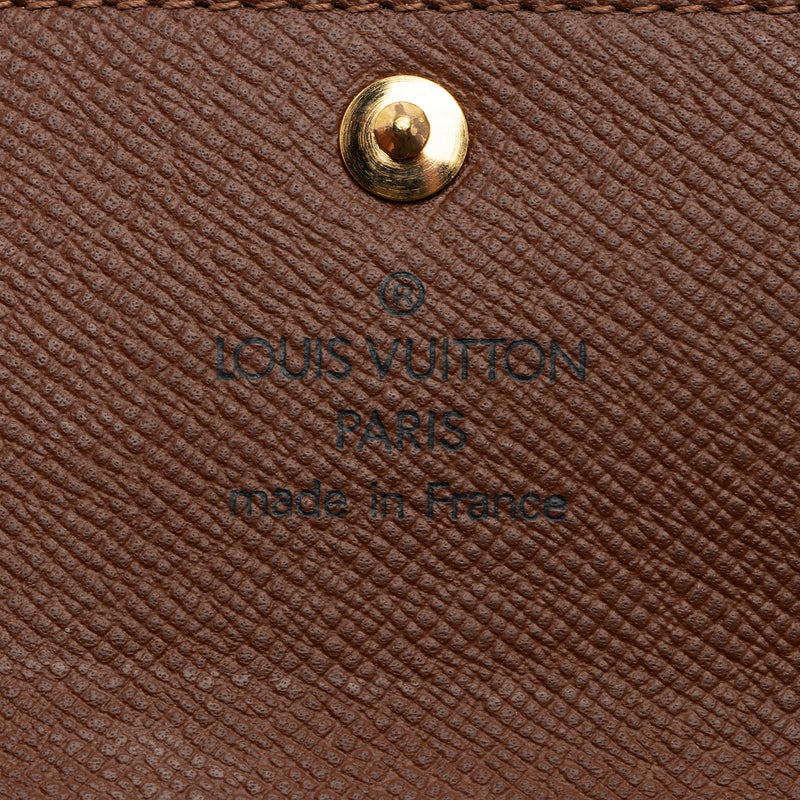 Louis Vuitton Vintage Monogram Canvas 4 Key Holder (SHF-u05P7l)