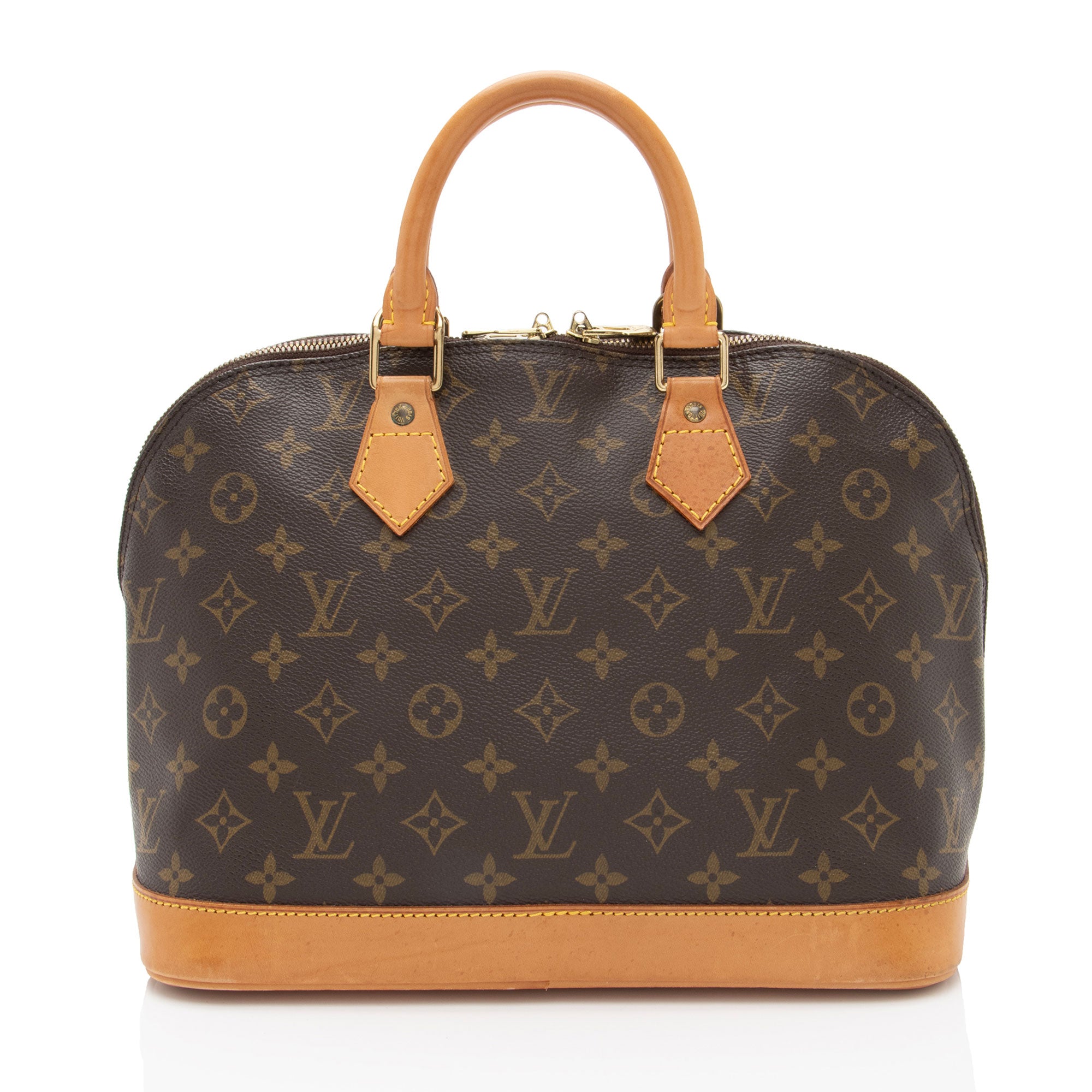 Louis Vuitton Vintage Monogram Canvas Alma PM Satchel (SHF-1flhkd)