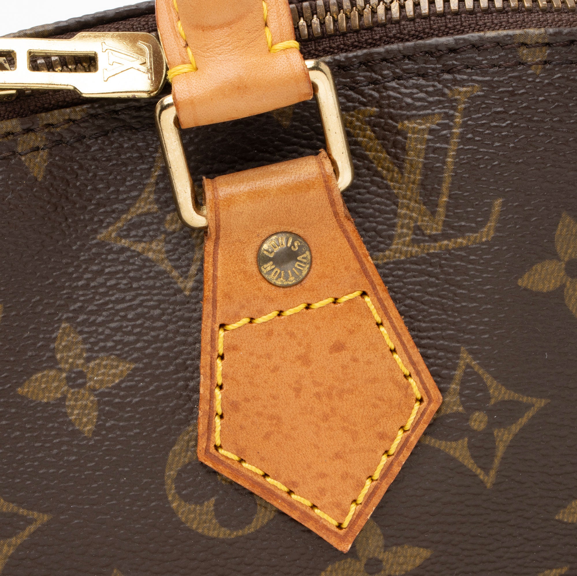 Louis Vuitton Vintage Monogram Canvas Alma PM Satchel (SHF-1flhkd)