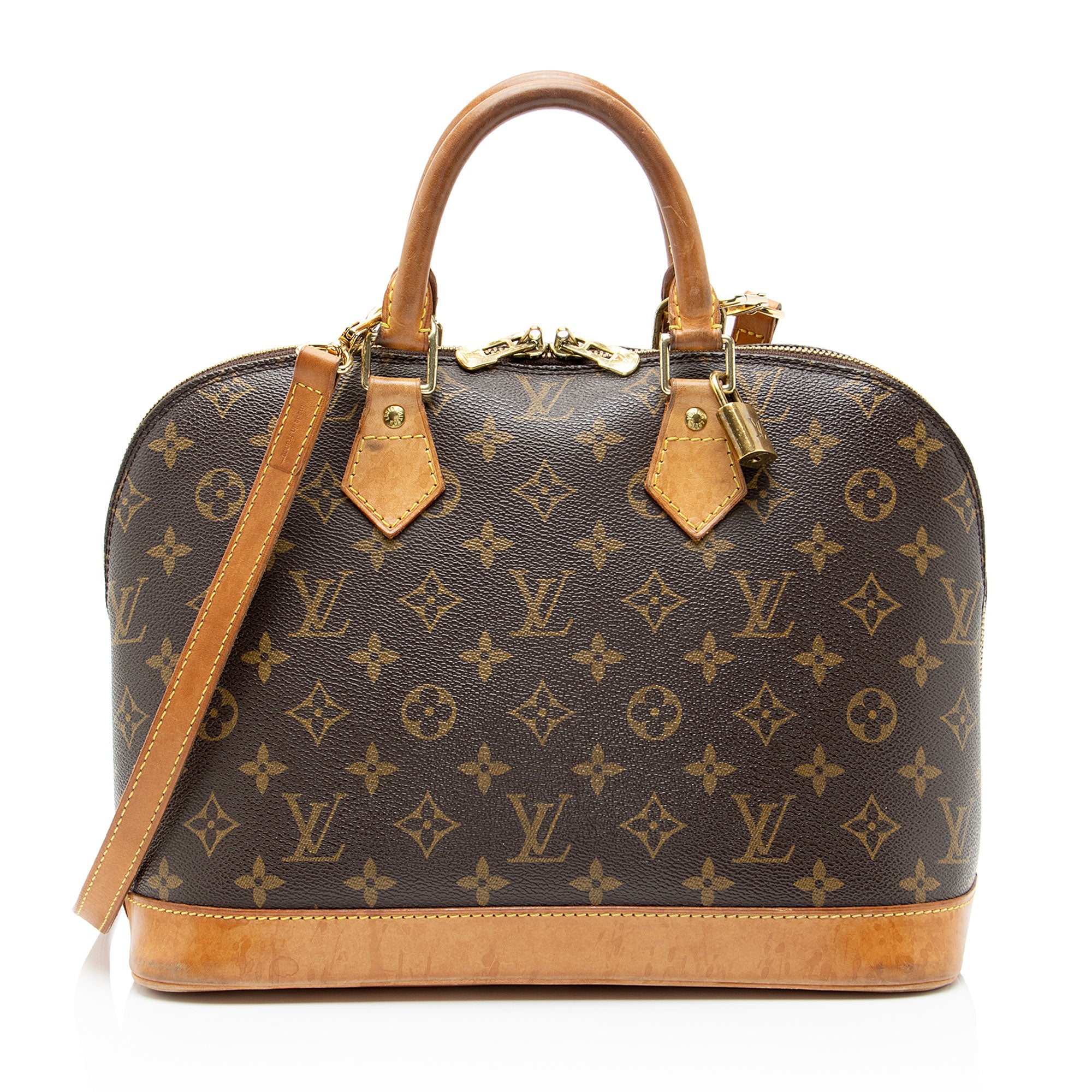 Louis Vuitton Vintage Monogram Canvas Alma PM Satchel