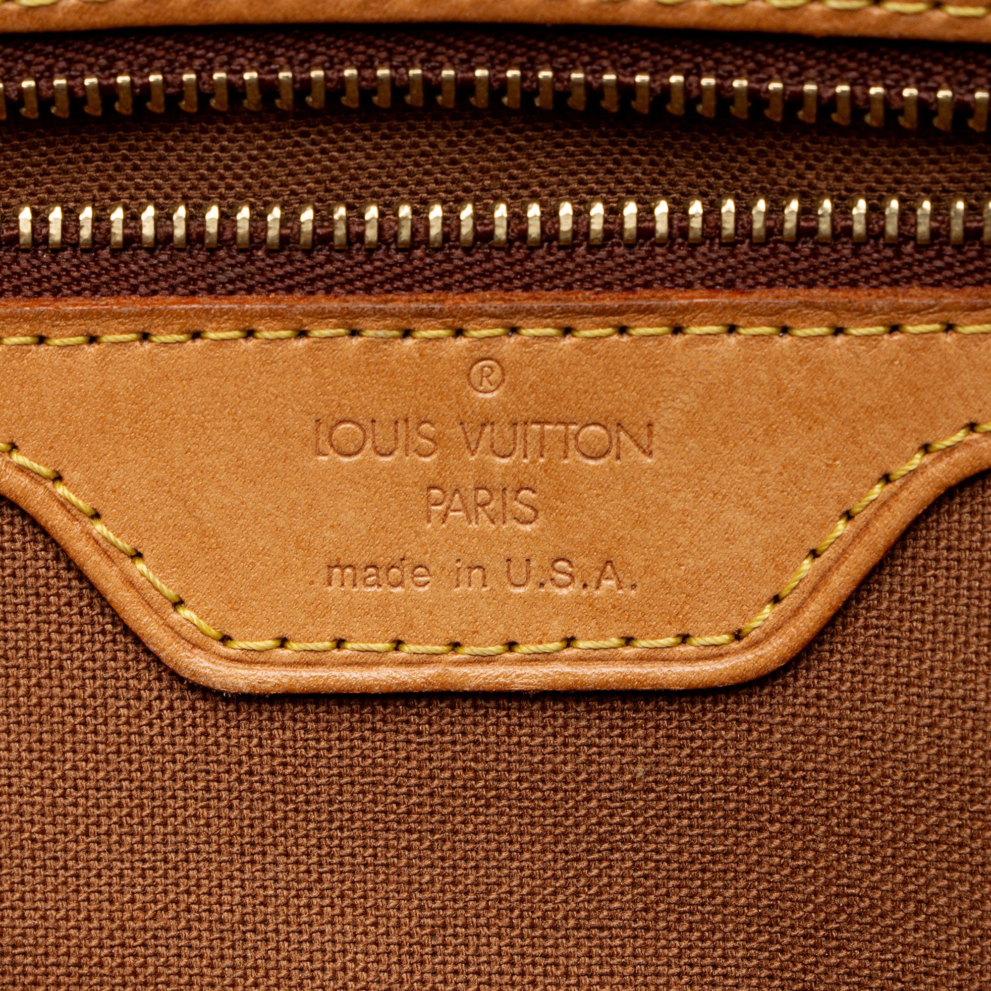 Louis Vuitton Vintage Monogram Canvas Cabas Piano Tote