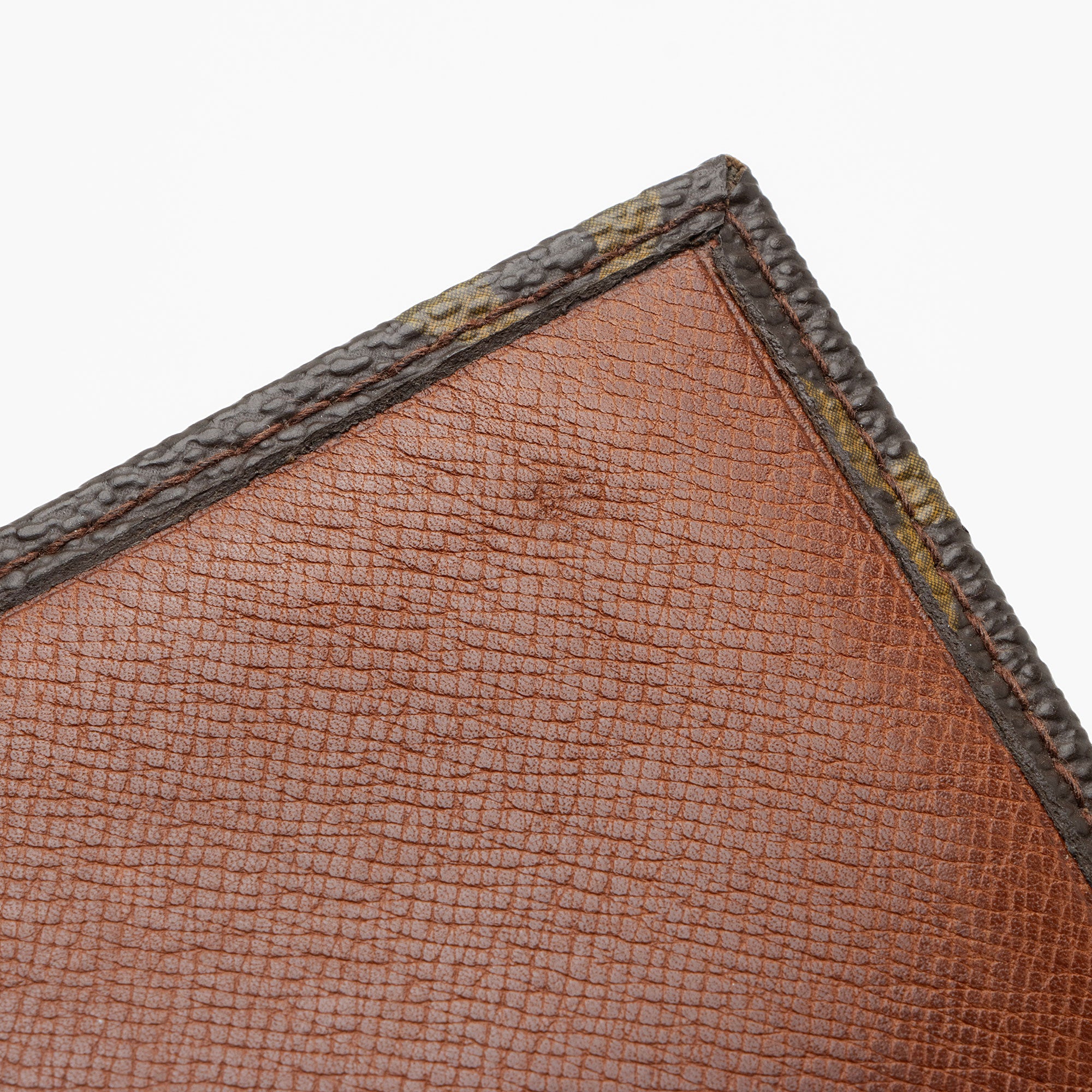 Louis Vuitton Vintage Monogram Canvas Checkbook Wallet (SHF-x8a5wY)