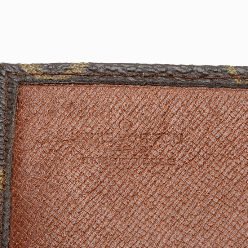 Louis Vuitton Vintage Monogram Canvas Checkbook Wallet (SHF-x8a5wY)
