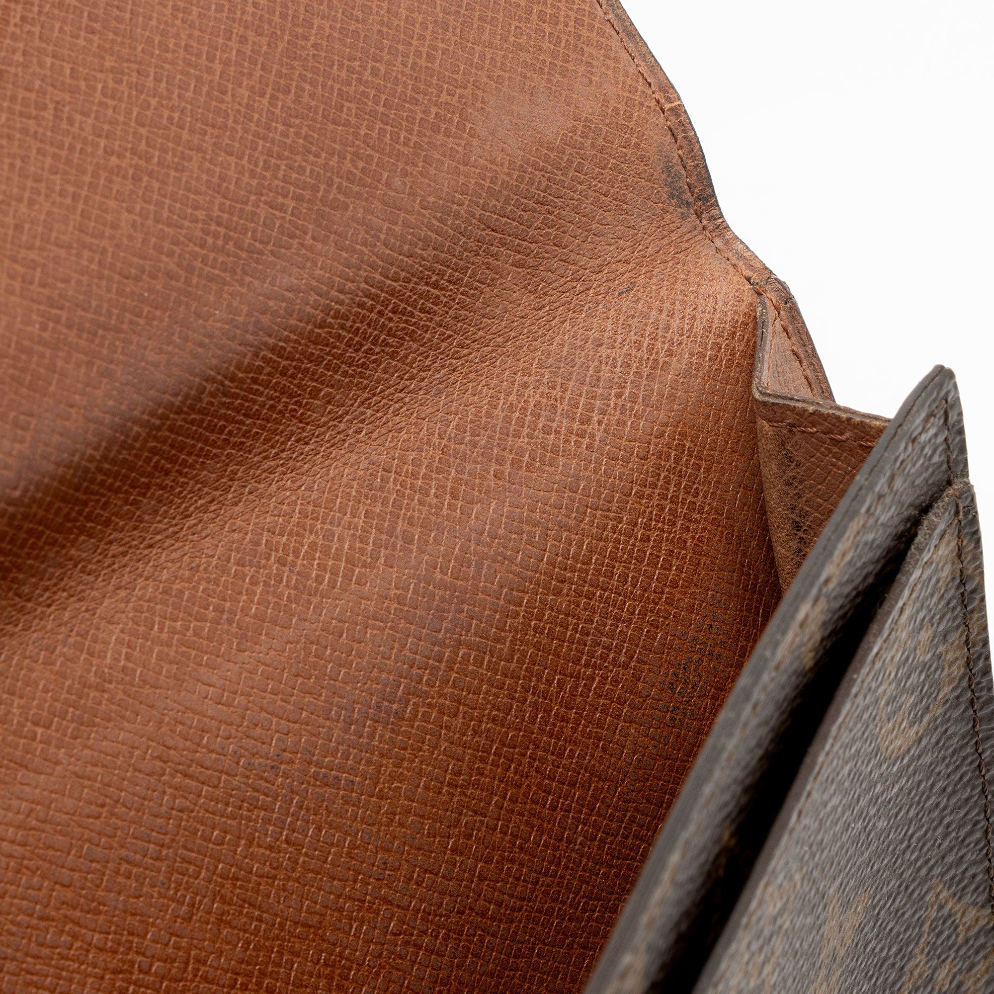 Louis Vuitton Vintage Monogram Canvas Checkbook Wallet (SHF-sqOuTh)