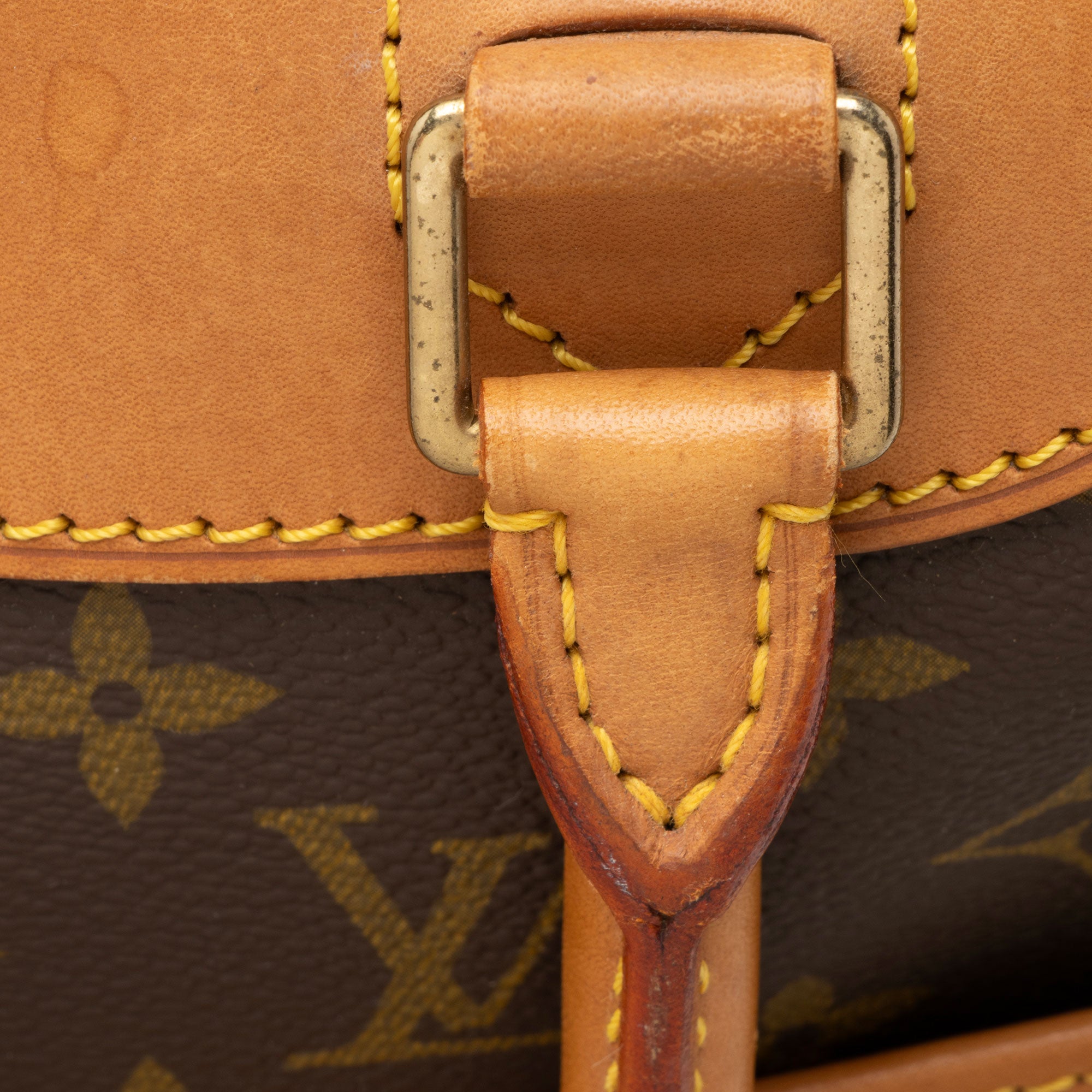 Louis Vuitton Vintage Monogram Canvas Deauville Satchel