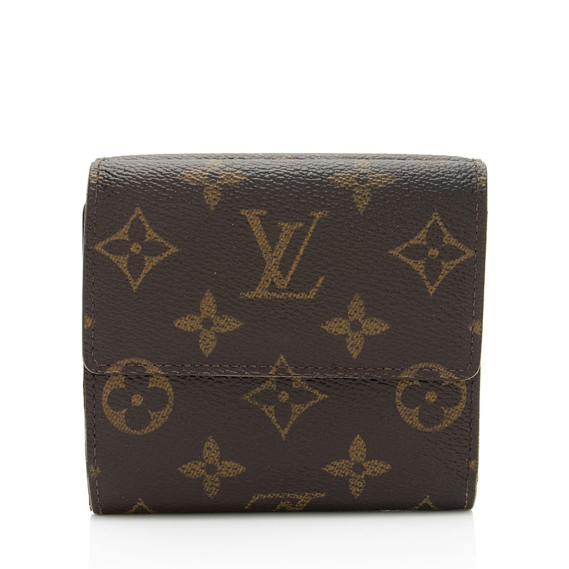 Louis Vuitton Vintage Monogram Canvas Elise Wallet (SHF-M3jvIh)