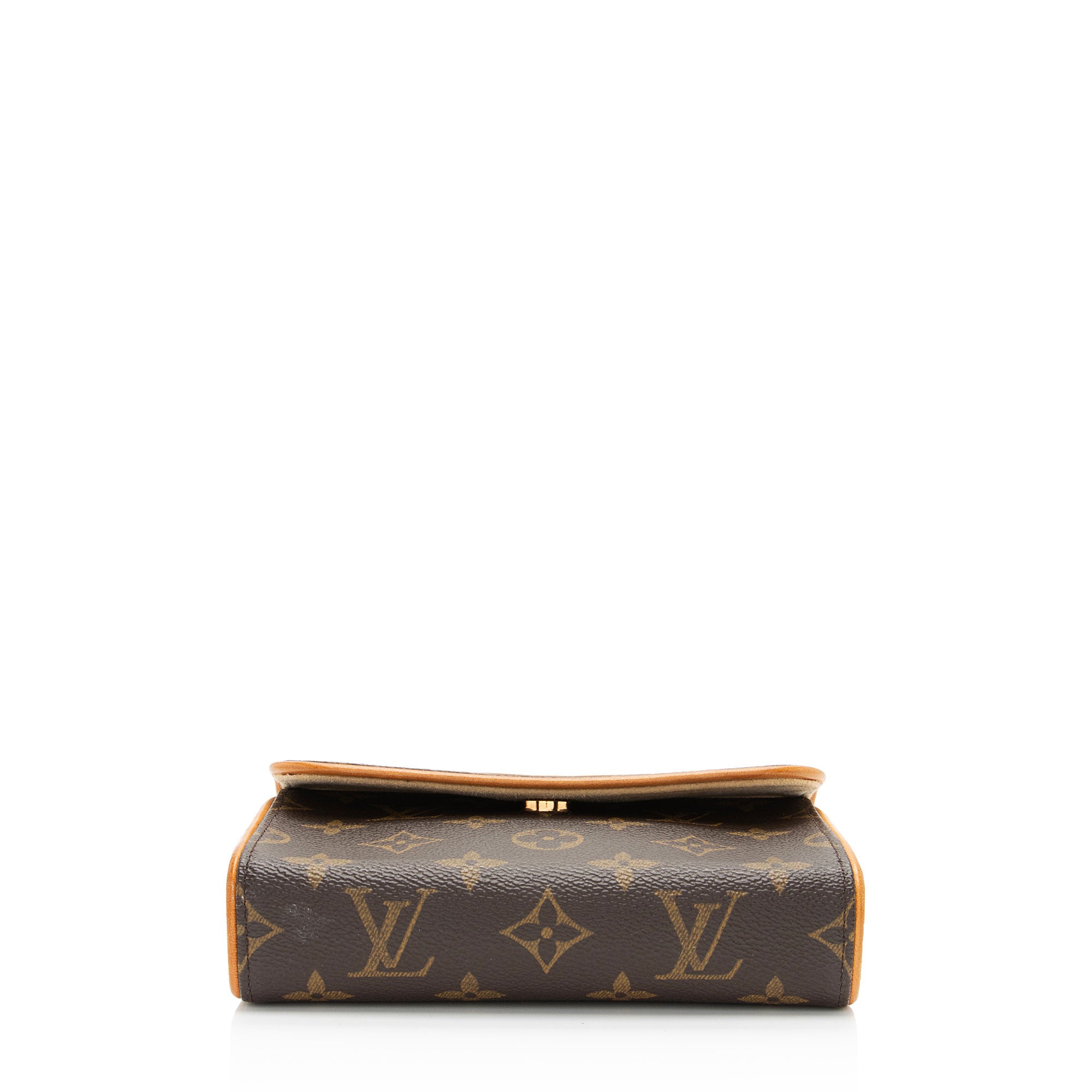 Louis Vuitton Vintage Monogram Canvas Florentine Pochette Belt Bag (SHF-pFk6FV)