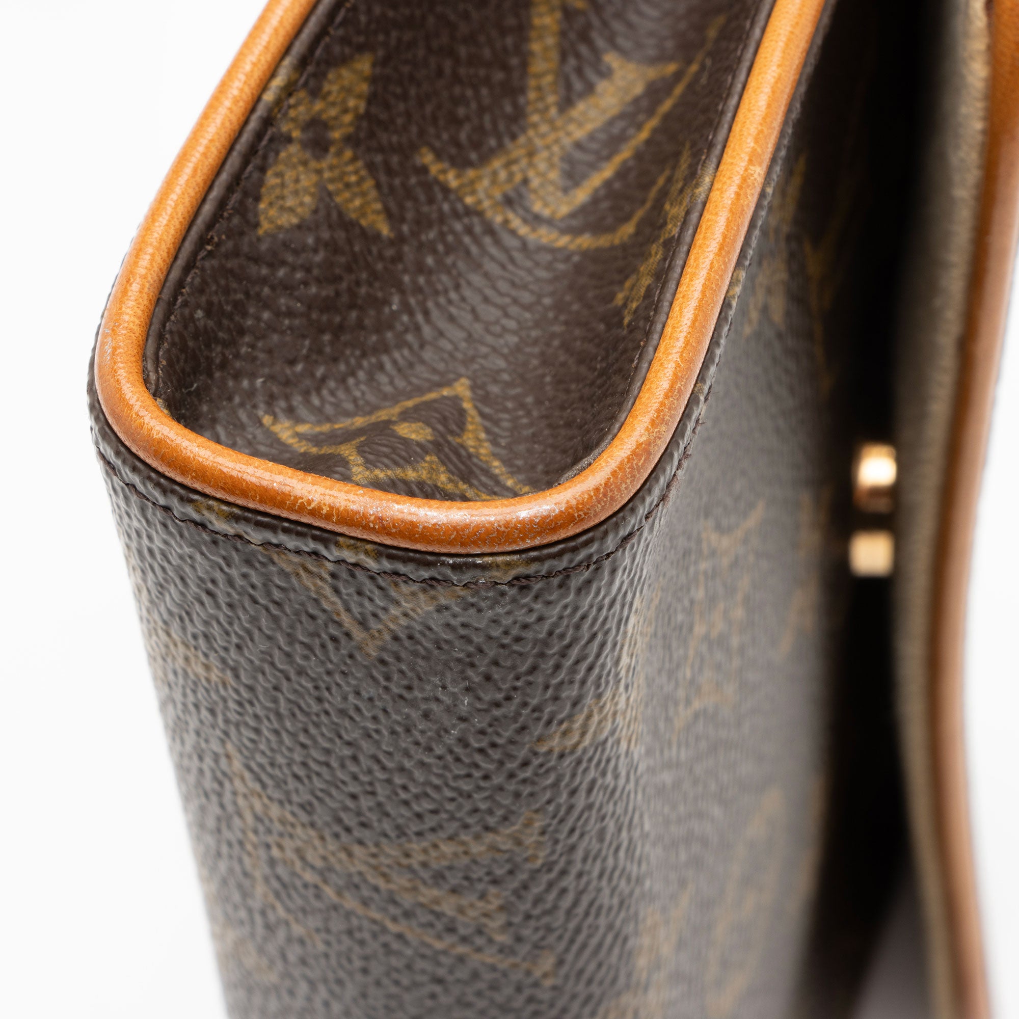 Louis Vuitton Vintage Monogram Canvas Florentine Pochette Belt Bag (SHF-pFk6FV)