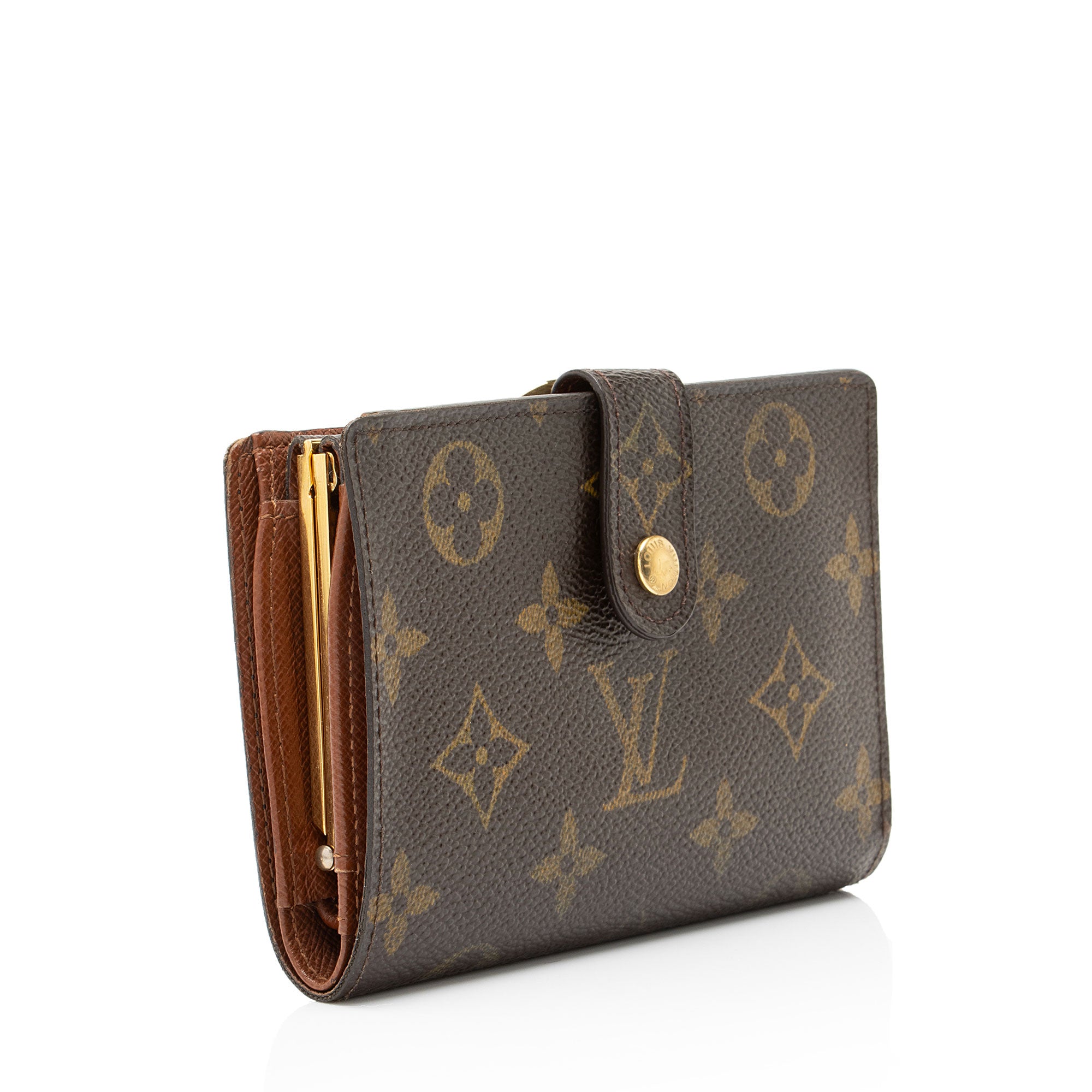 Louis Vuitton Vintage Monogram Canvas French Wallet