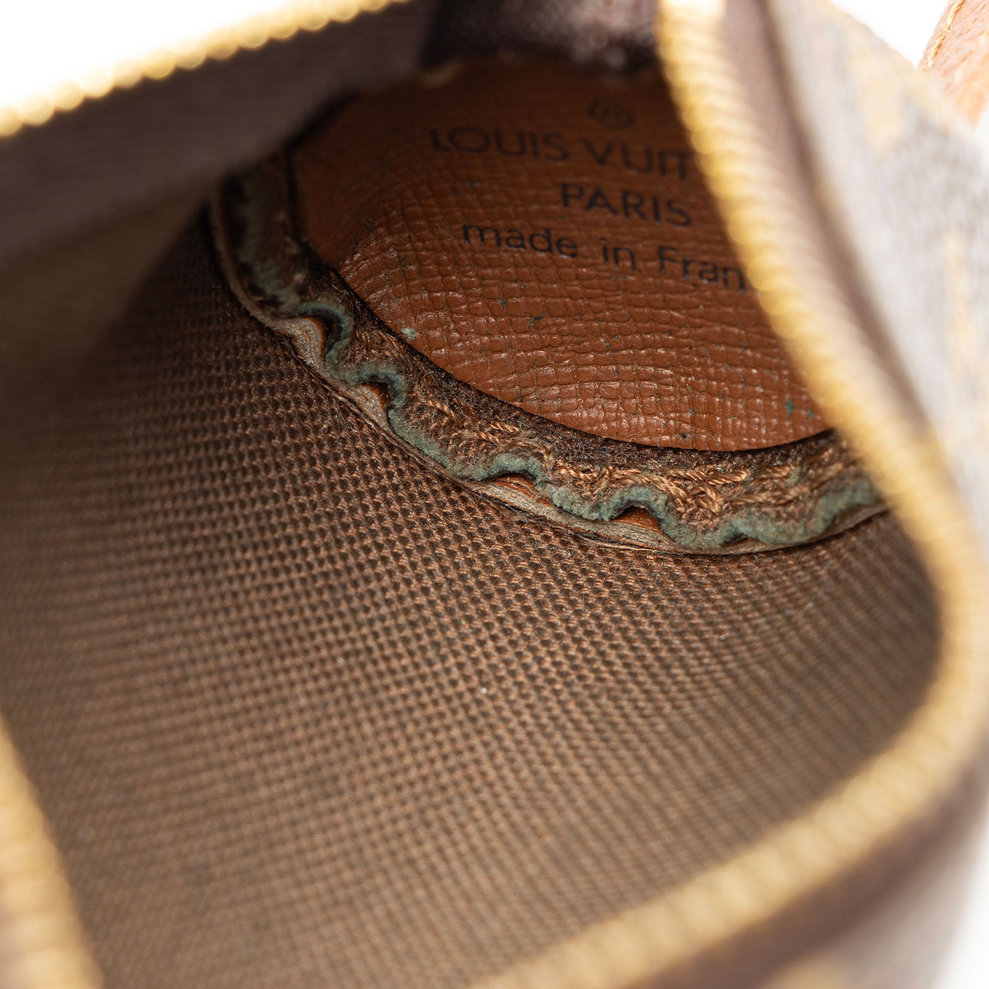 Louis Vuitton Vintage Monogram Canvas Golf Ball Pouch