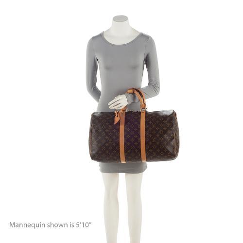 Louis Vuitton Vintage Monogram Canvas Keepall 45 Duffle