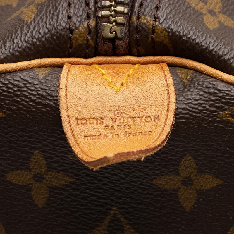 Louis Vuitton Vintage Monogram Canvas Keepall 55 Duffle Bag (SHF-HJ33aV)