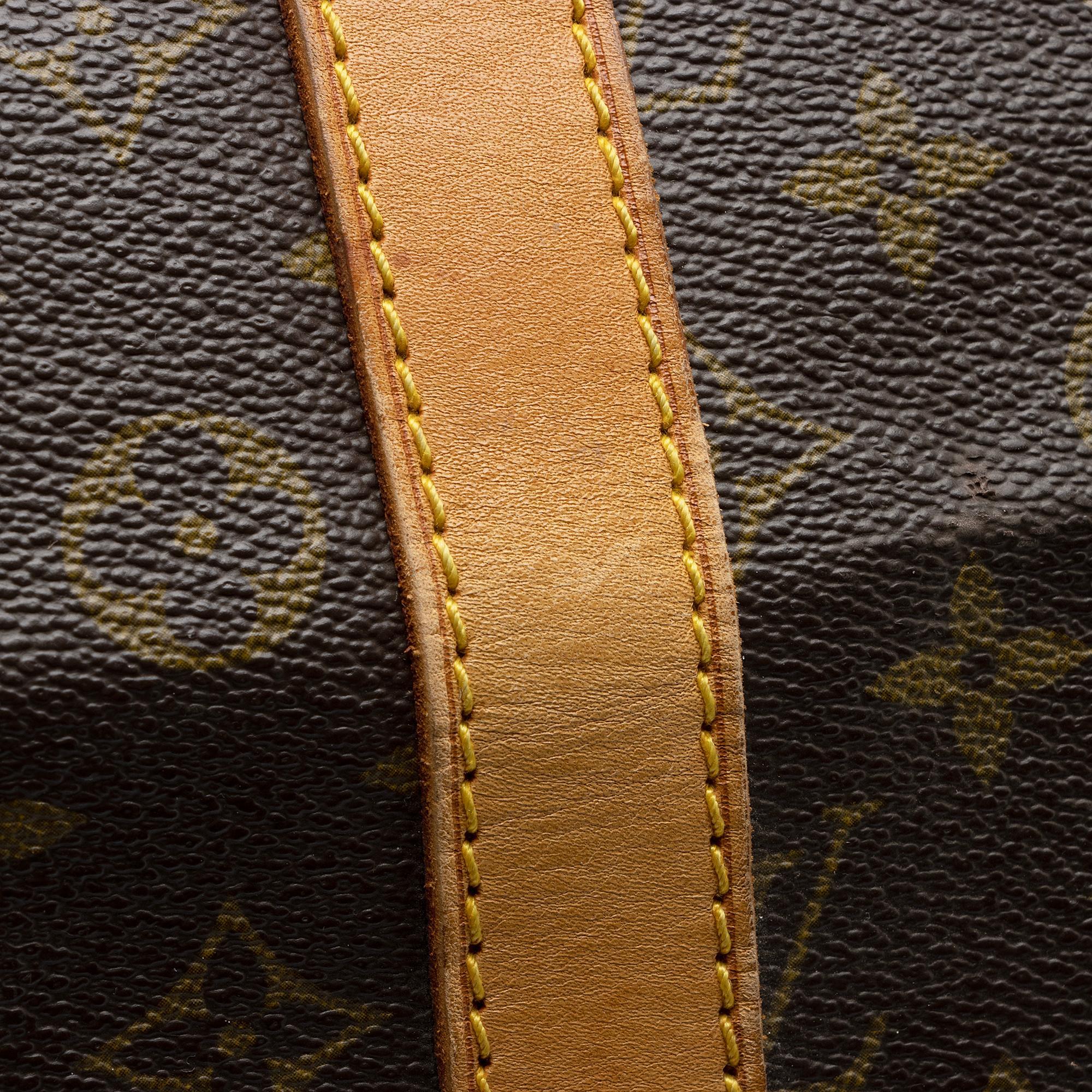 Louis Vuitton Vintage Monogram Canvas Keepall 55 Duffle Bag (SHF-YIKVeb)