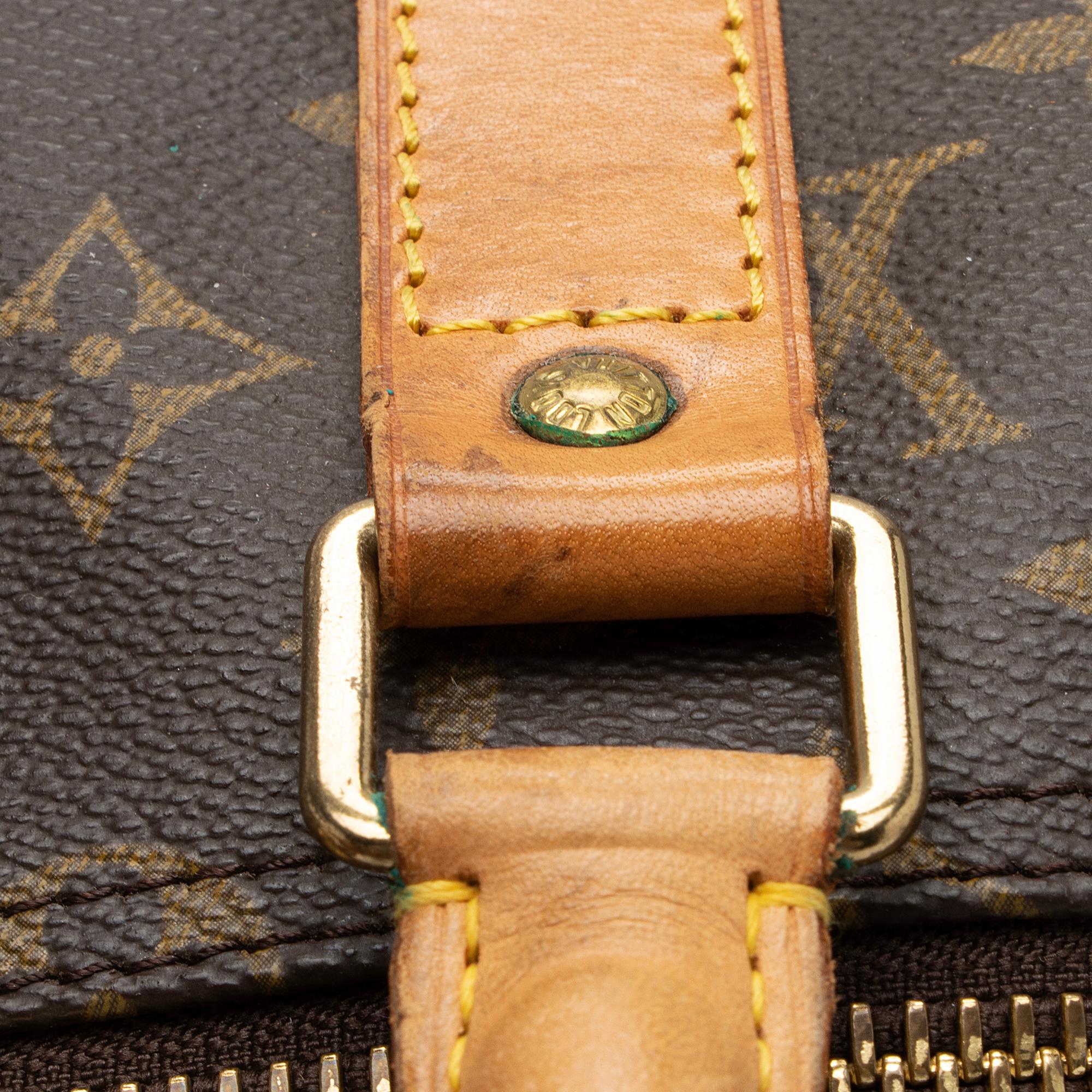 Louis Vuitton Vintage Monogram Canvas Keepall 55 Duffle Bag (SHF-7T21wA)