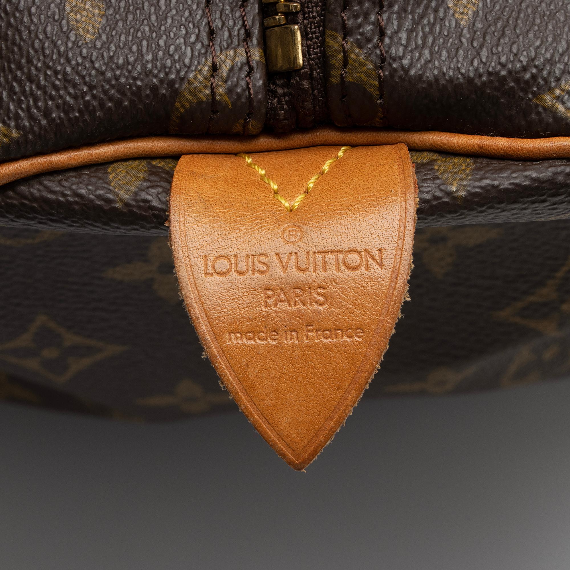Louis Vuitton Vintage Monogram Canvas Keepall 55 Duffle Bag (SHF-7T21wA)
