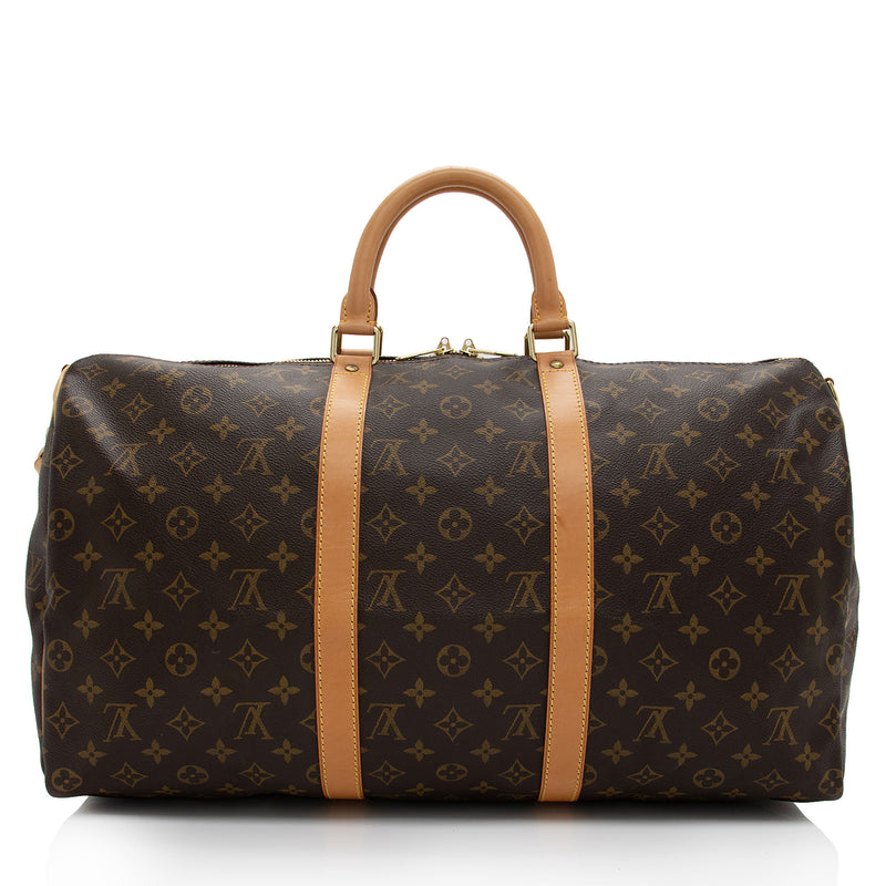 Louis Vuitton Monogram Keepall Bandouliere 50 Weekend Bag