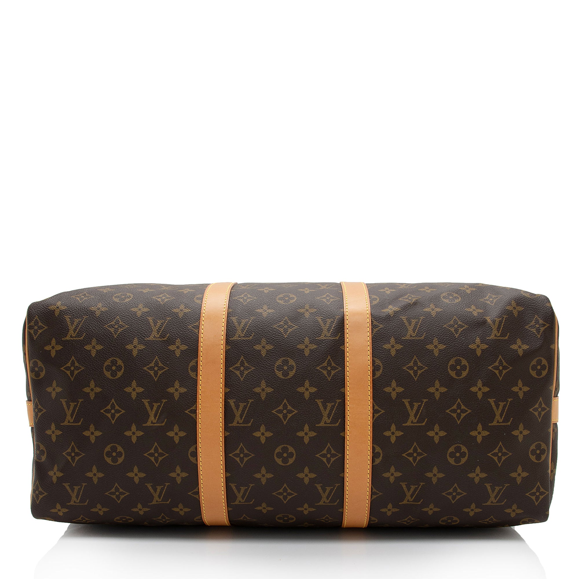 Louis Vuitton Vintage Monogram Canvas Keepall Bandouliere 50 Duffle Bag (SHF-geZCJA)