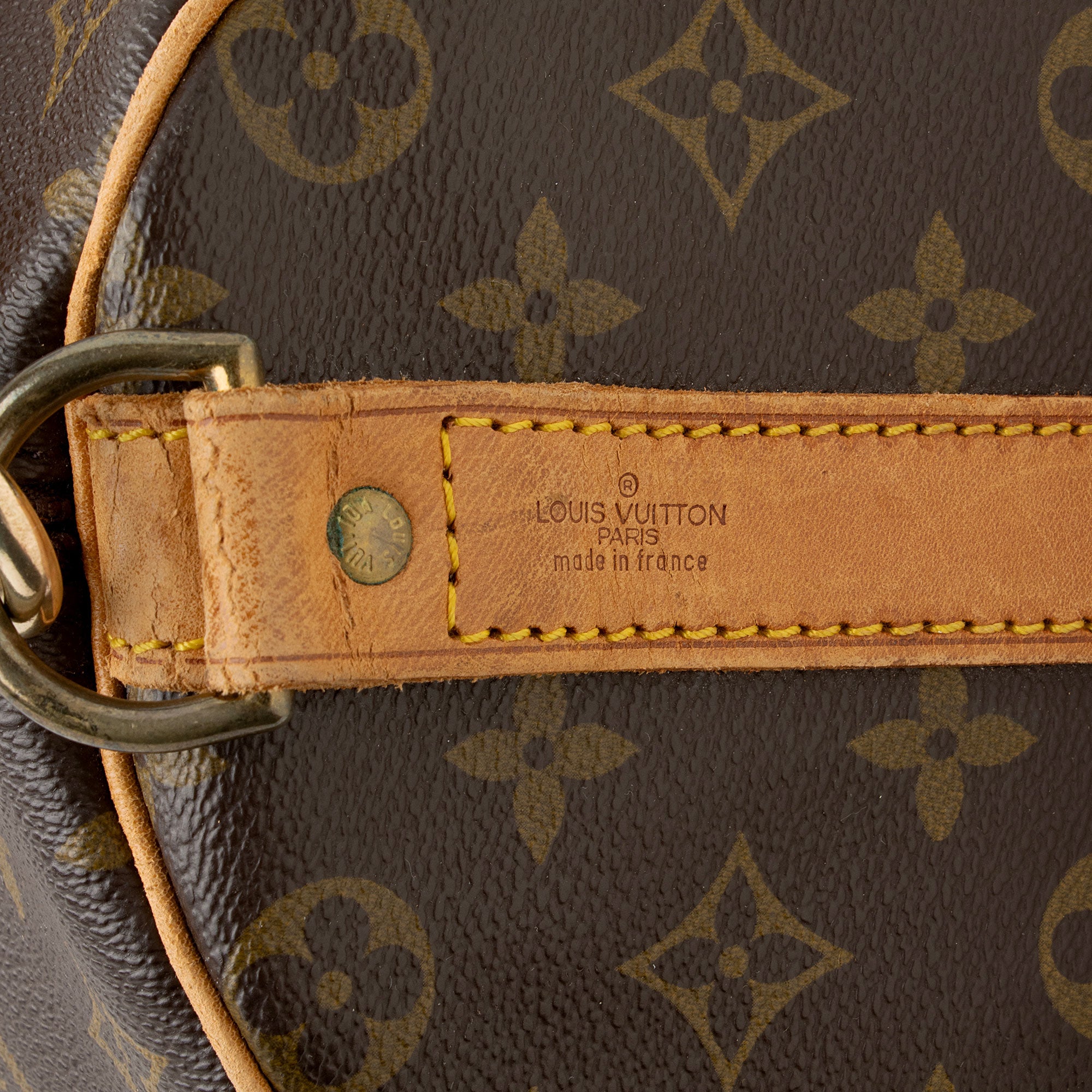 Louis Vuitton Vintage Monogram Canvas Keepall Bandouliere 50 Duffle Bag (SHF-MsNrAx)