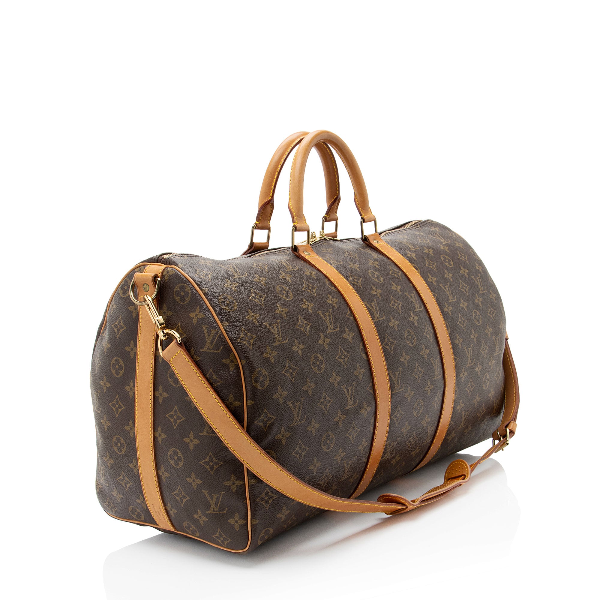 Louis Vuitton Vintage Monogram Canvas Keepall Bandouliere 50 Duffle