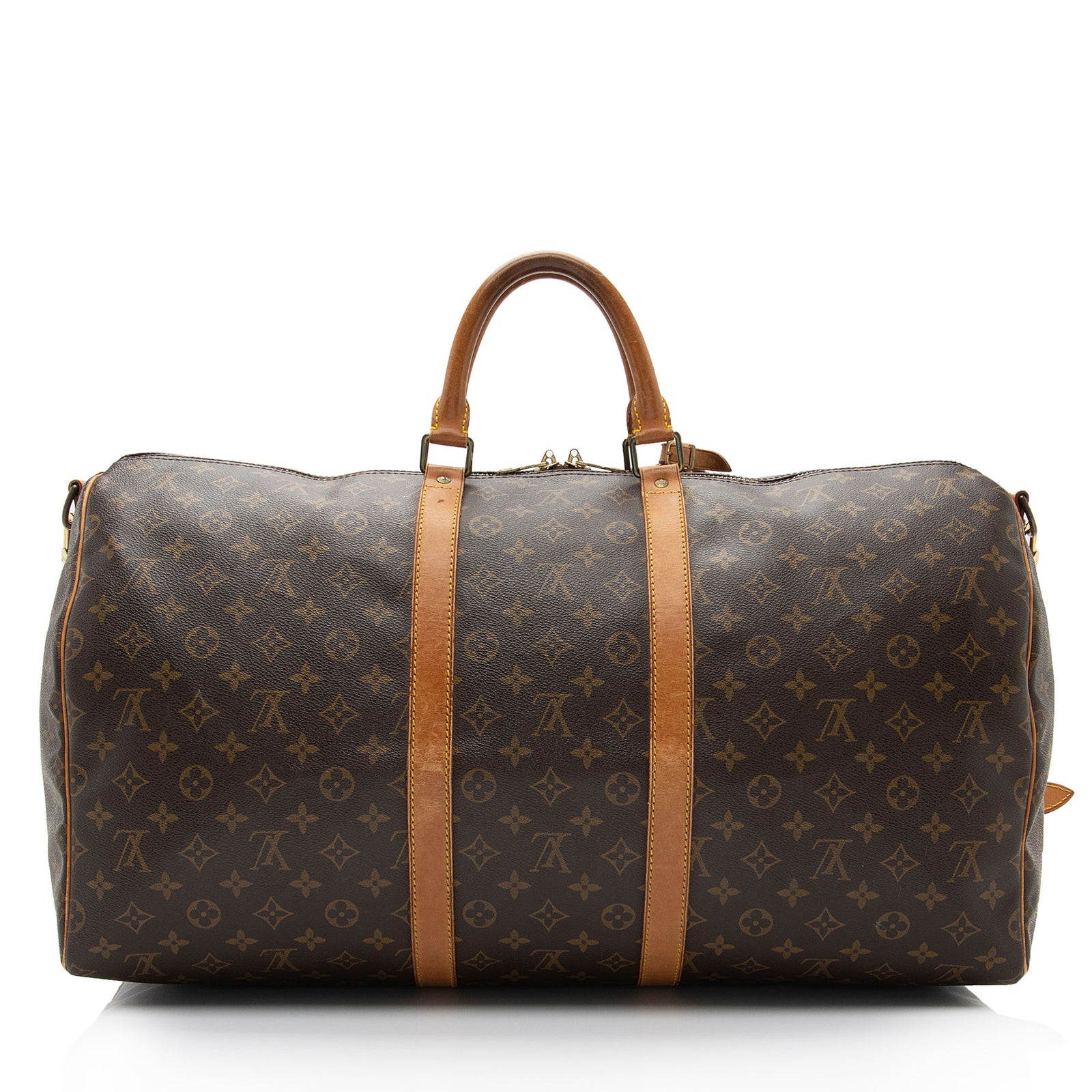 Louis Vuitton Vintage Monogram Canvas Keepall Bandouliere 55 Duffle Ba –  LuxeDH