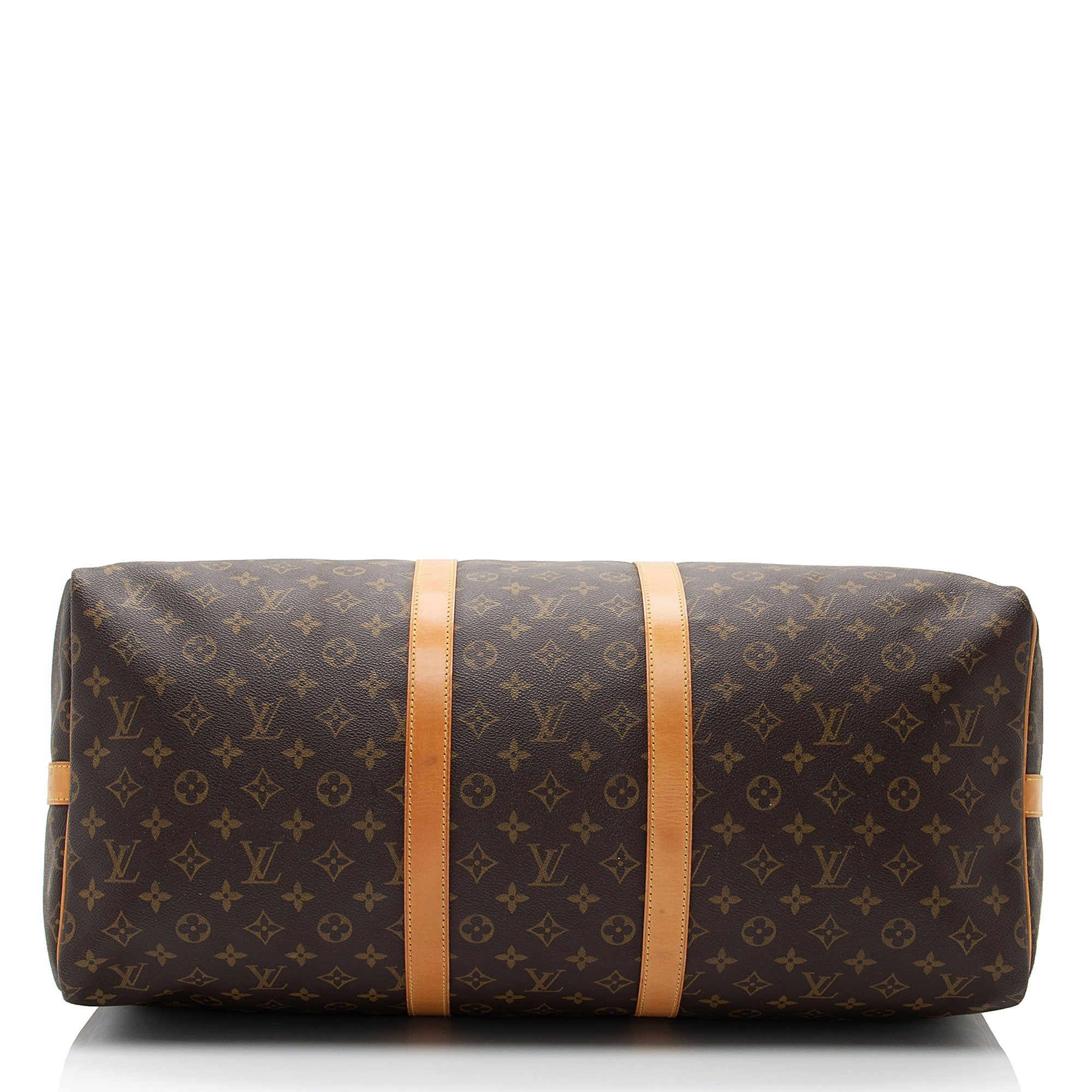 Louis Vuitton Vintage Monogram Canvas Keepall Bandouliere 55 Duffle (SHF-cC9VNm)