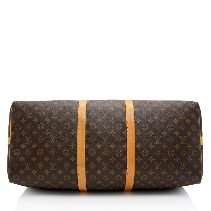Louis Vuitton Monogram Keepall Bandouliere 60 Duffle Bag with Strap 3LVL1127