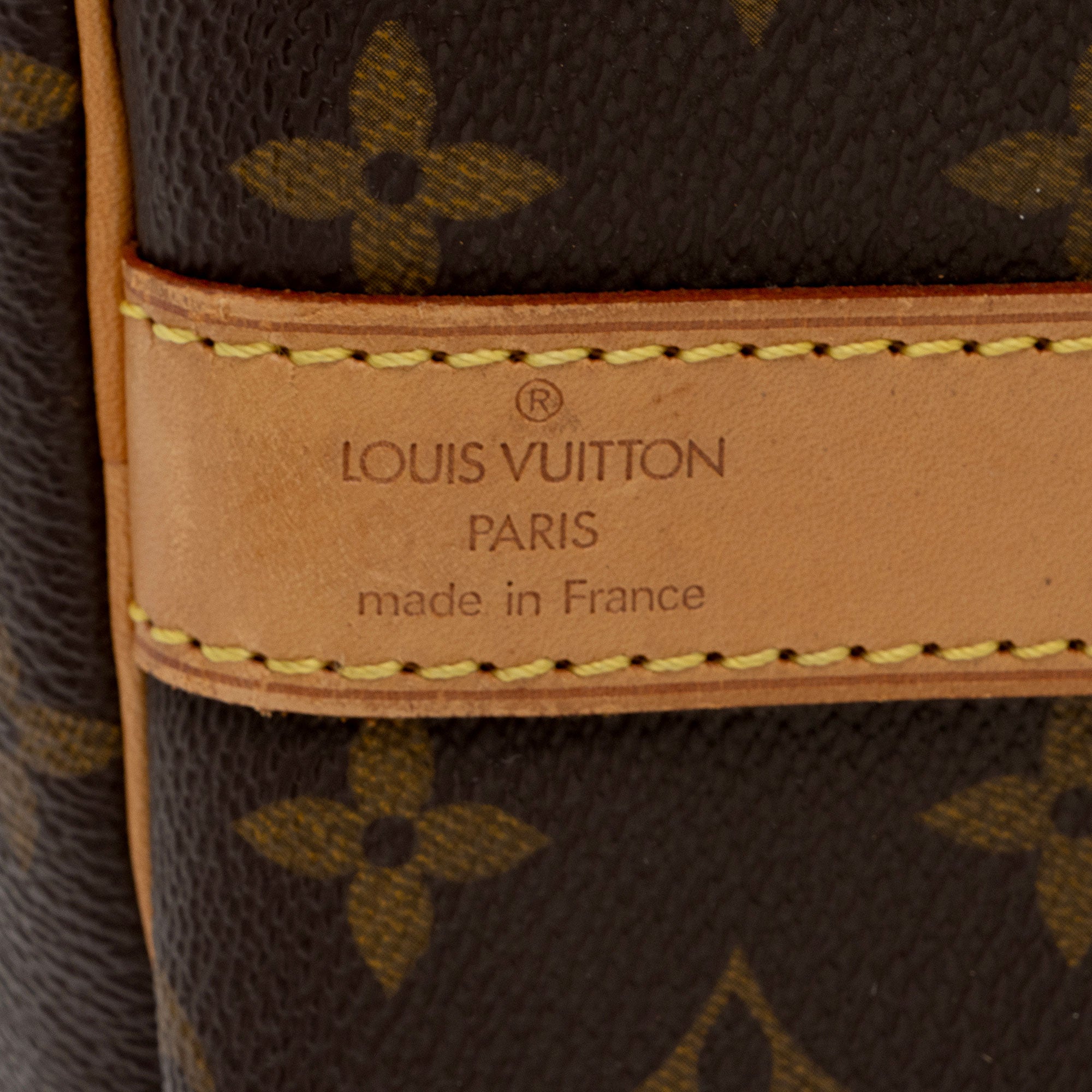 Louis Vuitton Vintage Monogram Canvas Keepall Bandouliere 60 Duffle Bag (SHF-1obcrO)