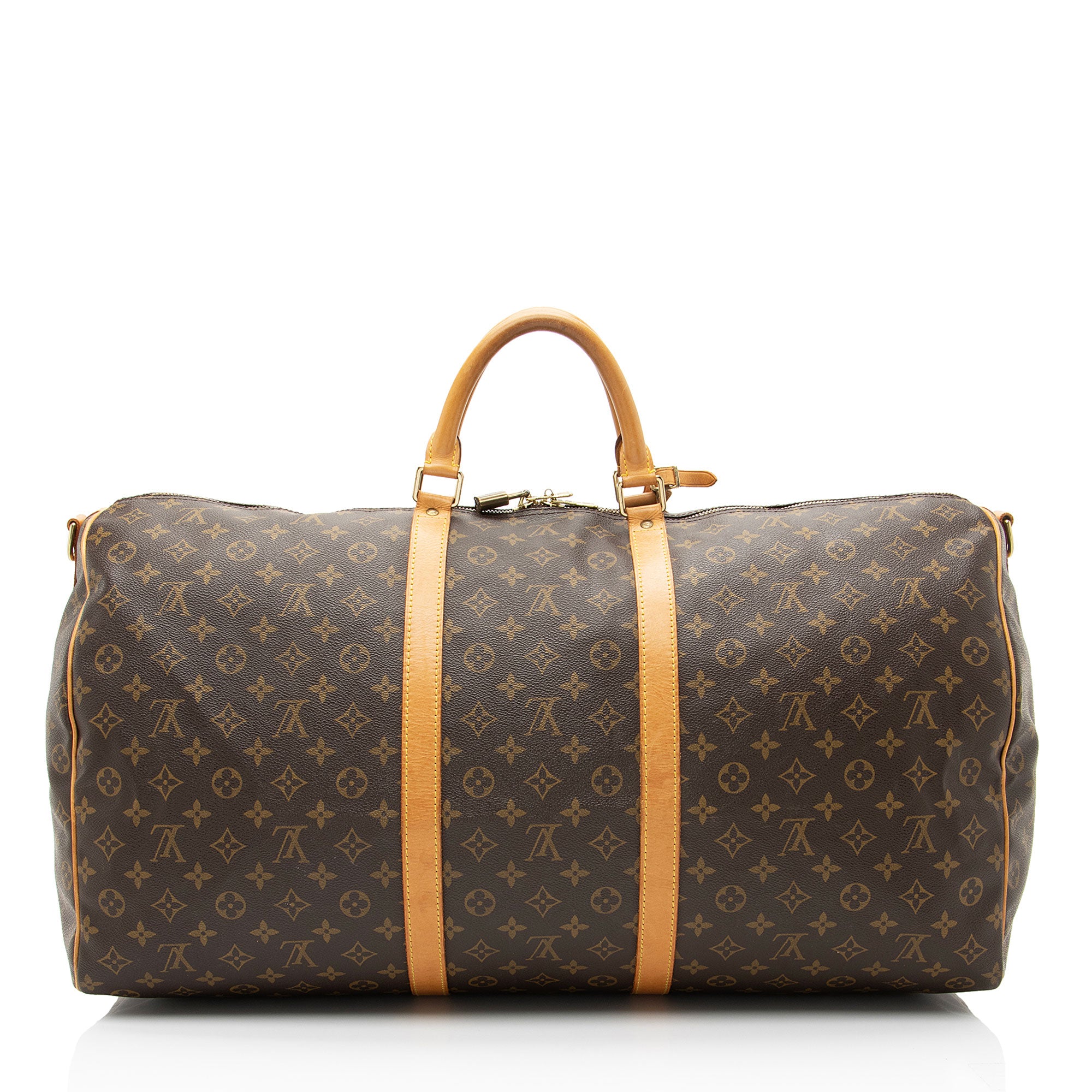 Louis Vuitton Vintage Monogram Canvas Keepall Bandouliere 60 Duffle