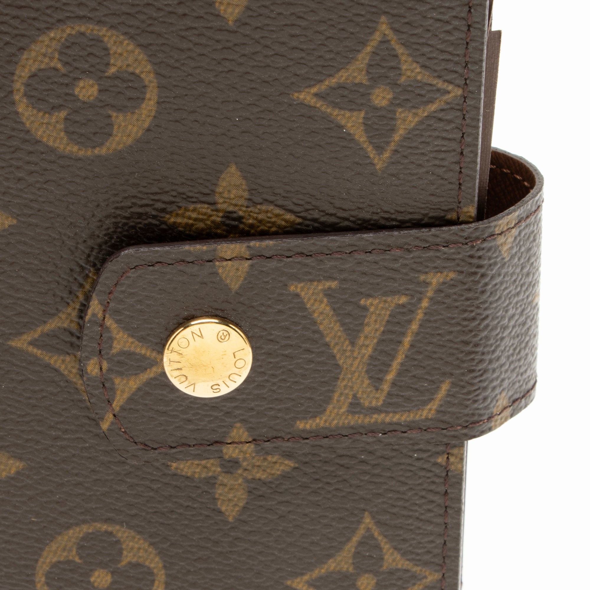 Louis Vuitton Vintage Monogram Canvas Large Ring Agenda Cover