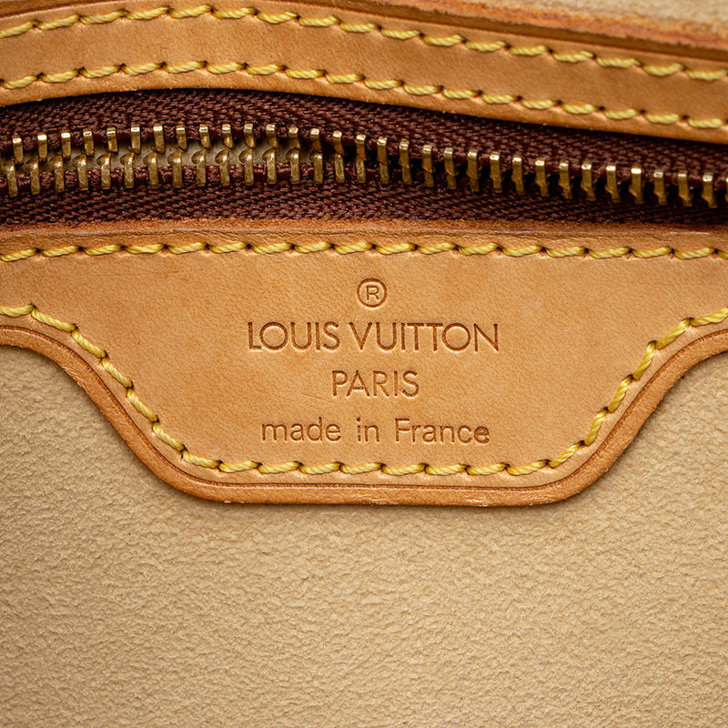 Louis Vuitton Vintage Monogram Canvas Looping MM Shoulder Bag (SHF-19415)