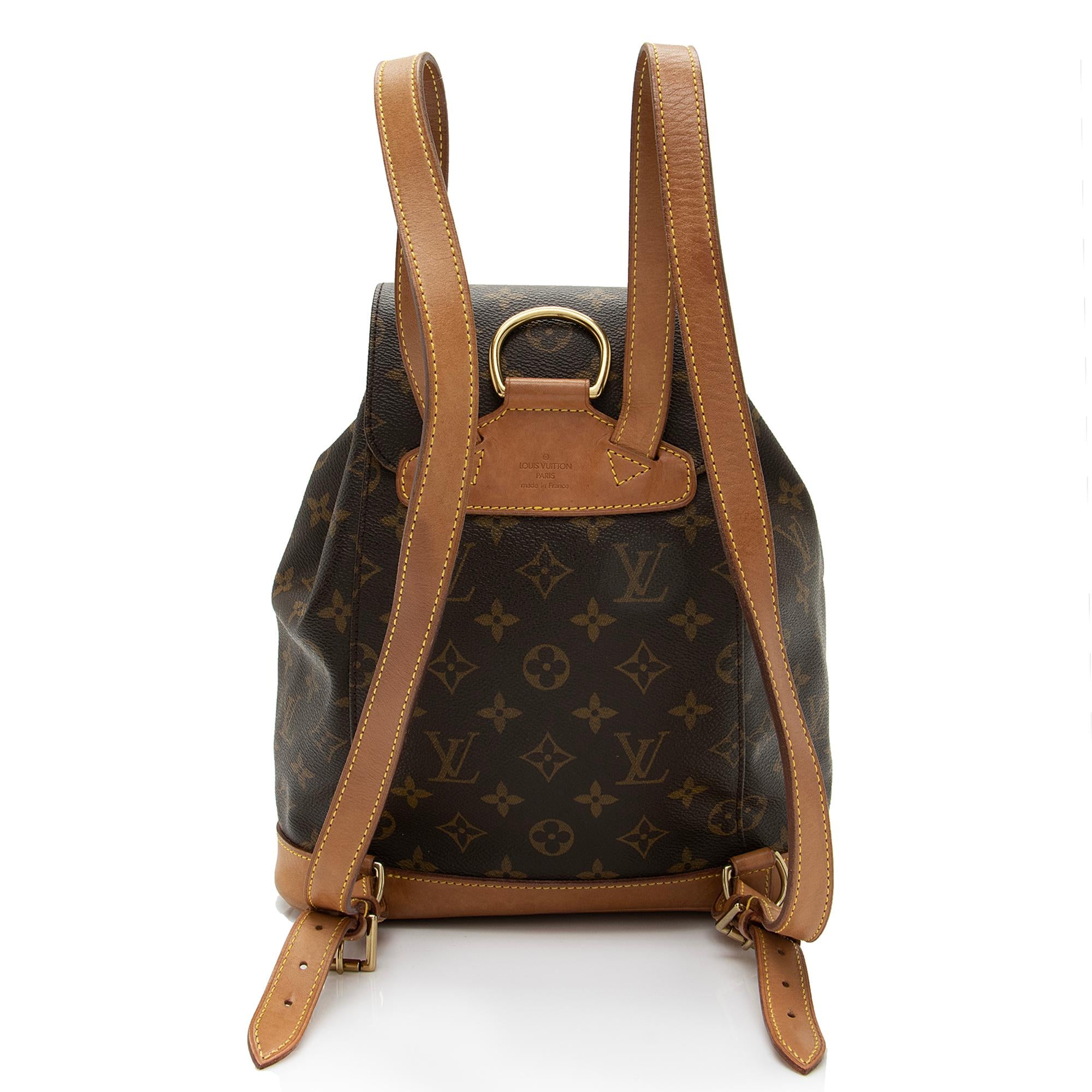 Louis Vuitton Vintage Monogram Canvas Montsouris MM Backpack (SHF-EUGvQe)