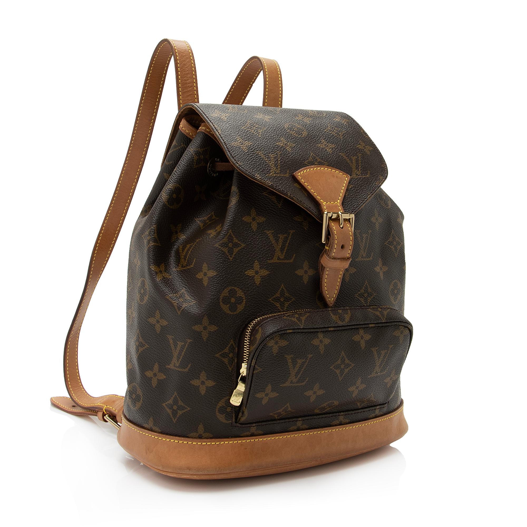 Louis Vuitton Vintage Monogram Canvas Montsouris MM Backpack (SHF-EUGvQe)