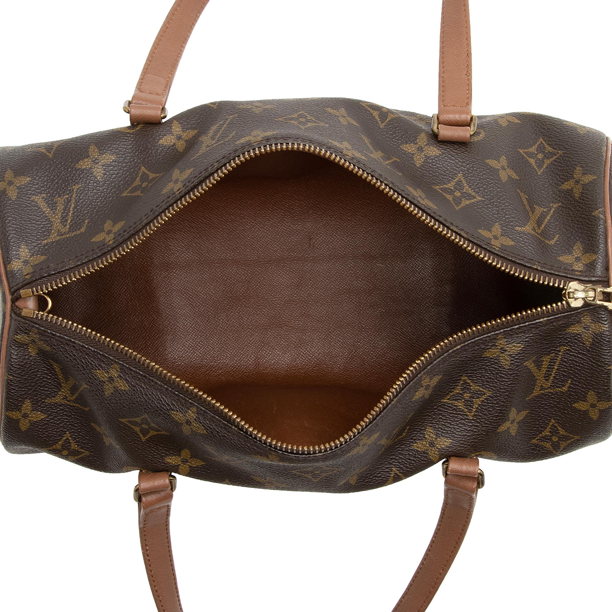 Louis Vuitton Vintage Monogram Canvas Papillon 30 Satchel (SHF-22747)