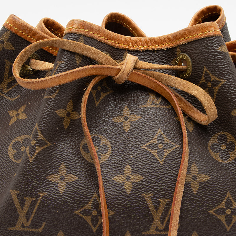 Louis Vuitton Vintage Monogram Canvas Petit Noe Shoulder Bag (SHF-11p5 –  LuxeDH