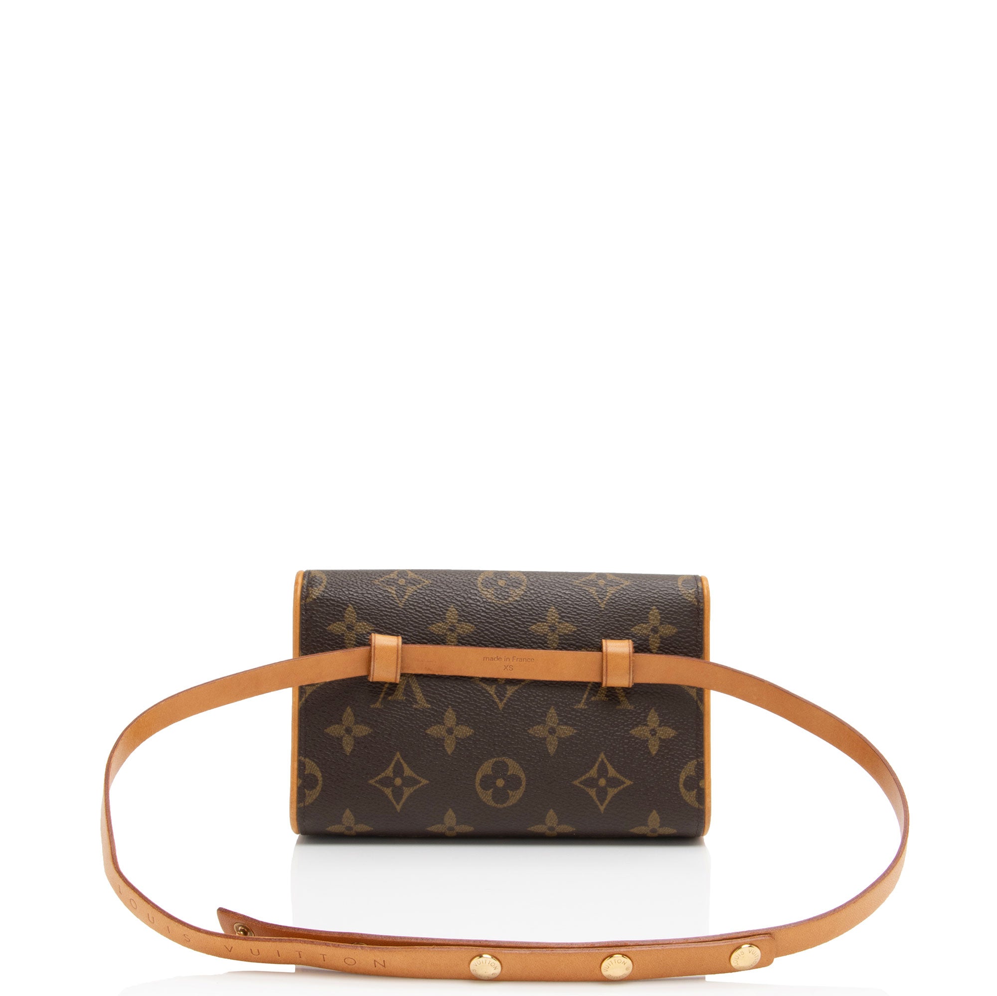 Louis Vuitton Vintage Monogram Canvas Pochette Florentine Belt Bag (SHF-ouf48G)