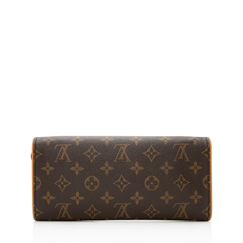 Louis Vuitton Vintage Monogram Canvas Pochette Twin GM Shoulder Bag (SHF-20793)