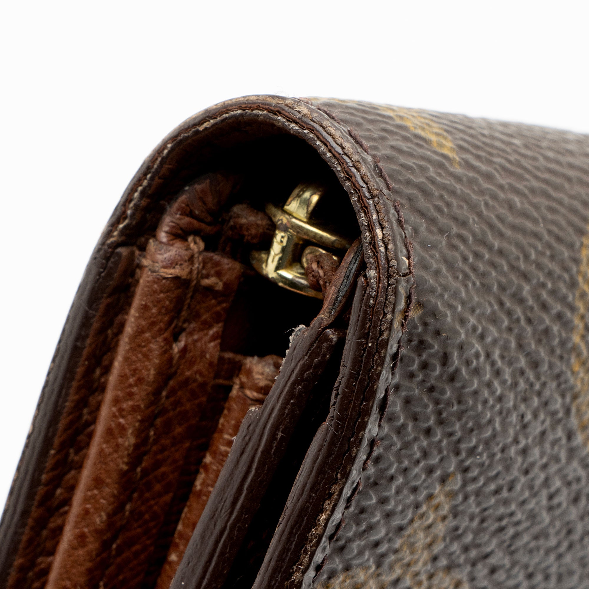 Louis Vuitton Vintage Monogram Canvas Porte Monnaie Tresor Wallet