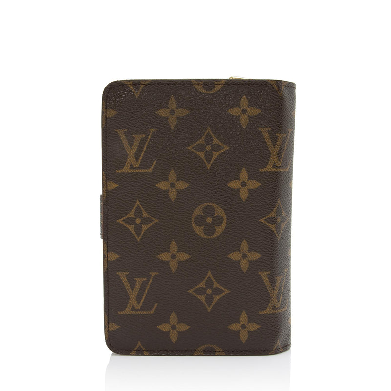 Louis Vuitton Vintage Monogram Canvas Porte Papier Zipper Wallet (SHF-Punscc)