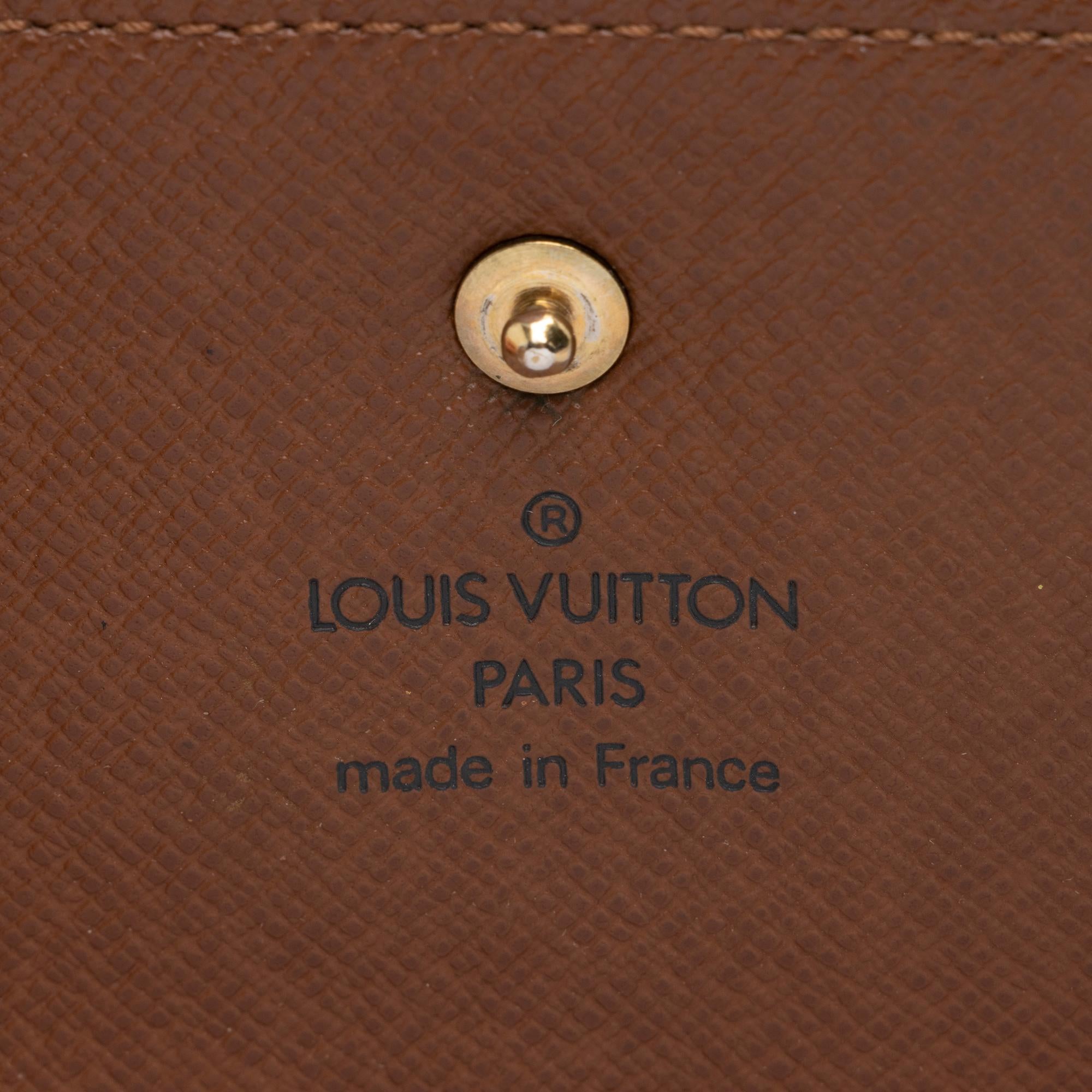 Louis Vuitton Vintage Monogram Canvas Porte Tresor International Wallet (SHF-VIGaP0)