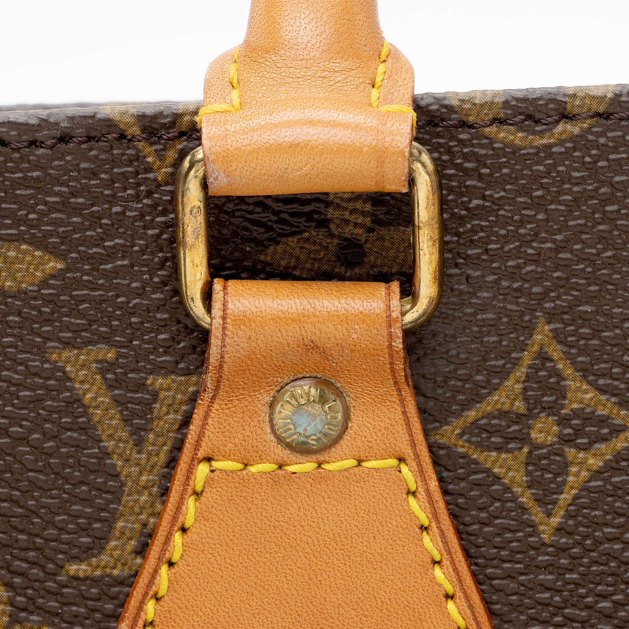 Louis Vuitton Vintage Monogram Canvas Sac Plat Tote