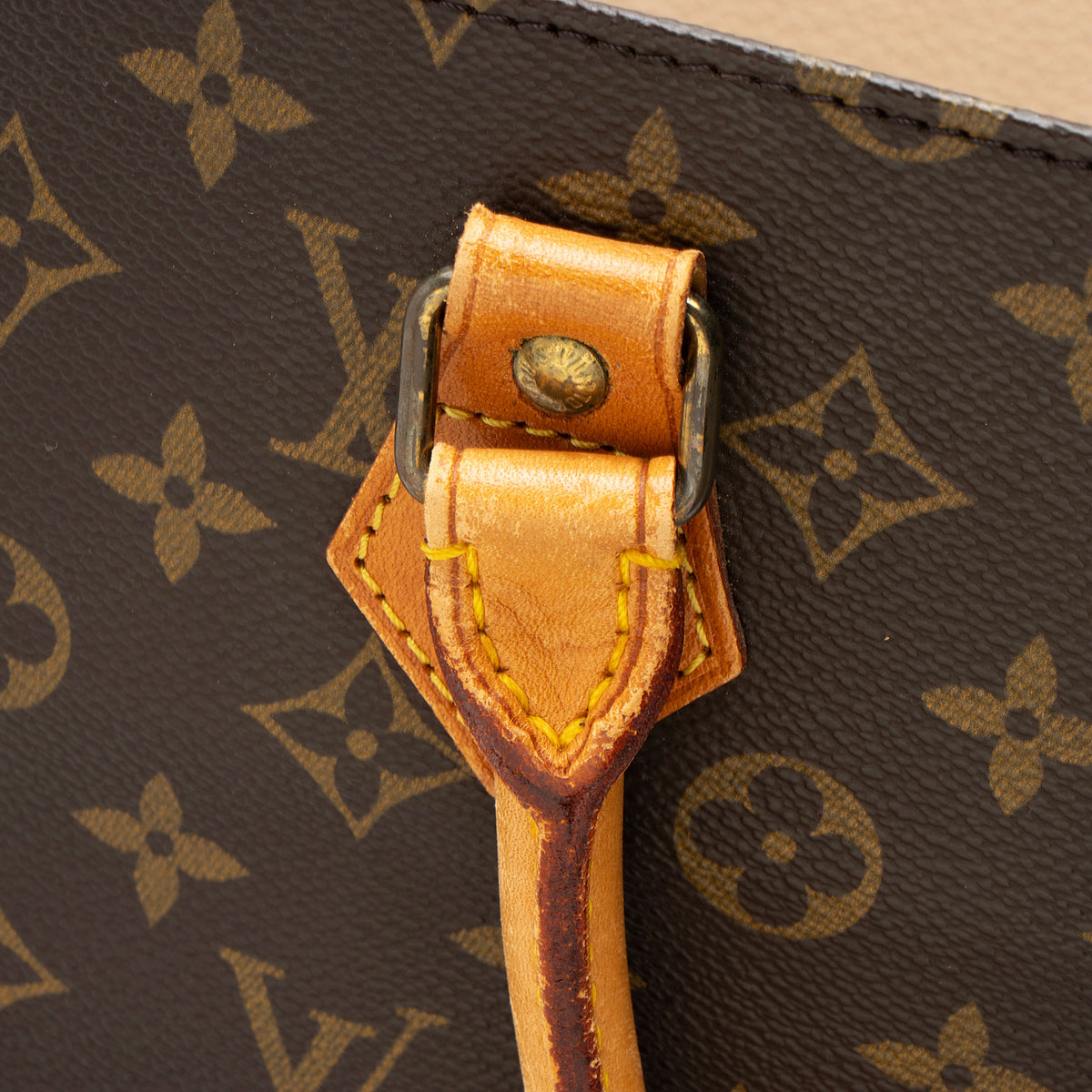 Louis Vuitton Vintage Monogram Canvas Sac Plat Tote